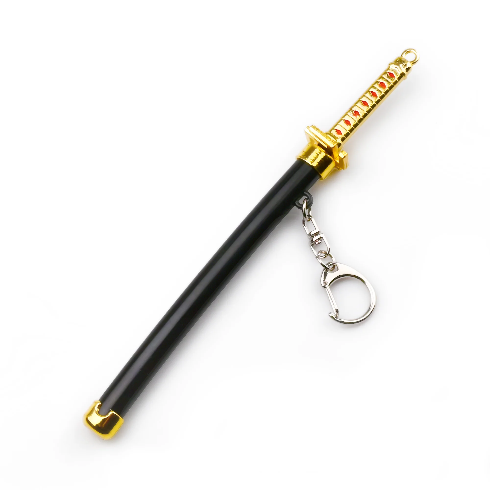 Katana Manji Samurai Sword | 15 cm | Metal | Anime Keychain | Bleach thumbnail 2