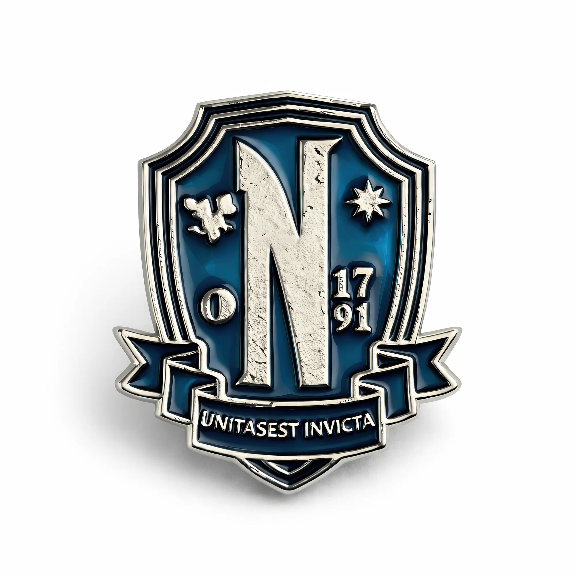 Nevermore Academy | 4 cm | Metal | Movie Pin | Wednesday thumbnail 2