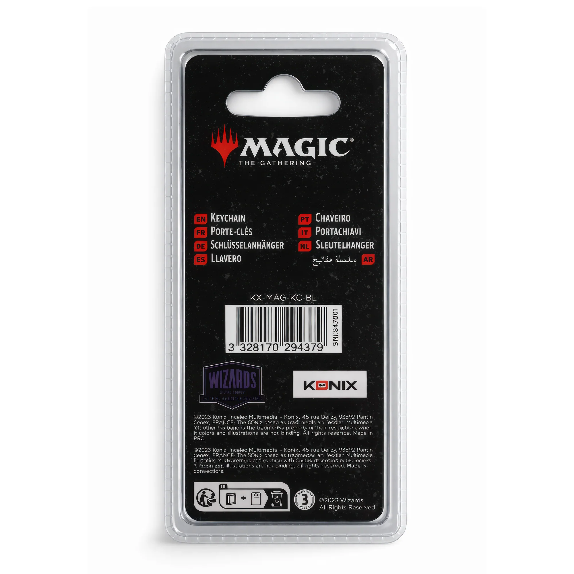Black Mana | 6 cm | Metal | Gaming Keychain | Magic The Gathering thumbnail 3