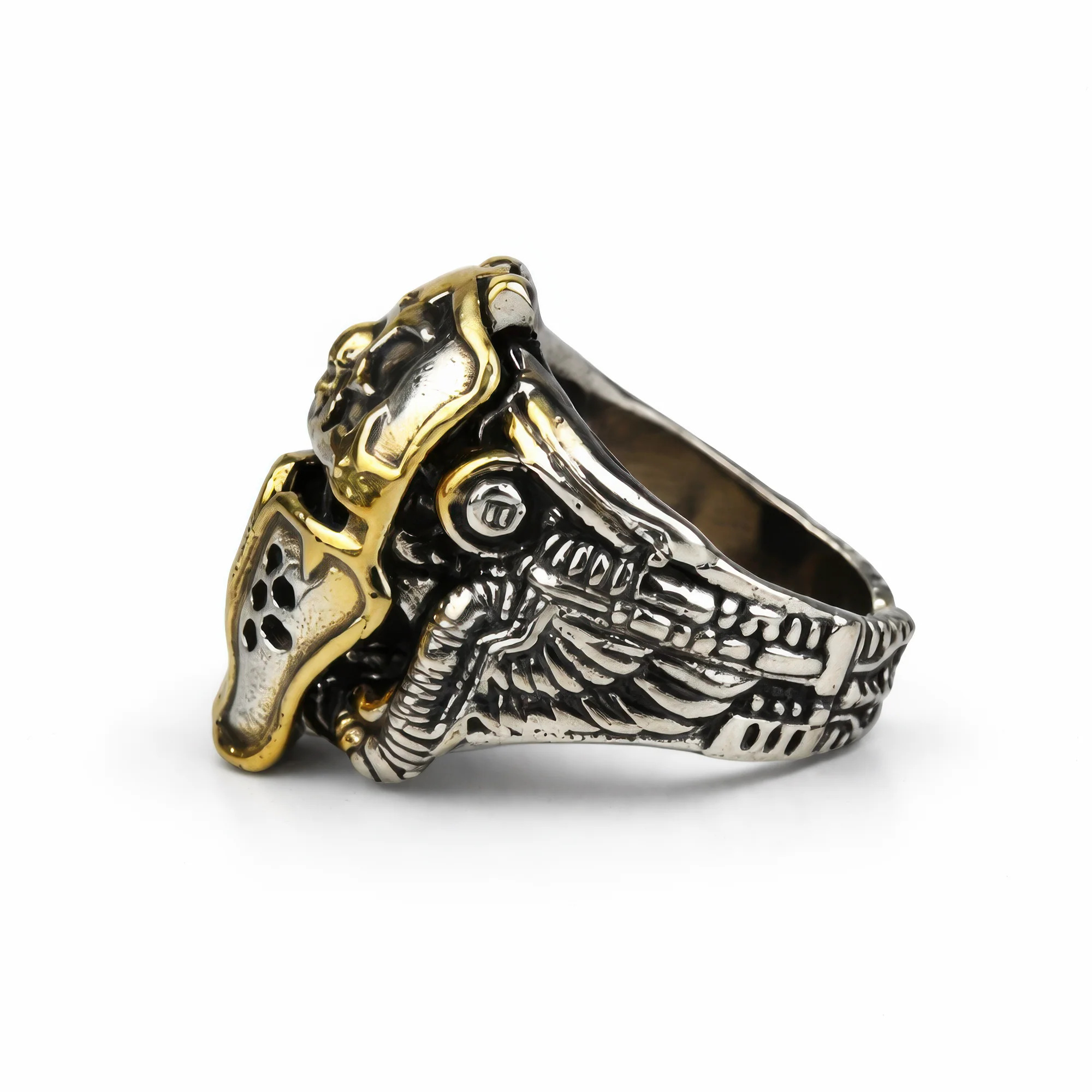 Questor Imperialis | Adjustable Size | Metal | Gaming Ring | Warhammer 40k thumbnail 2