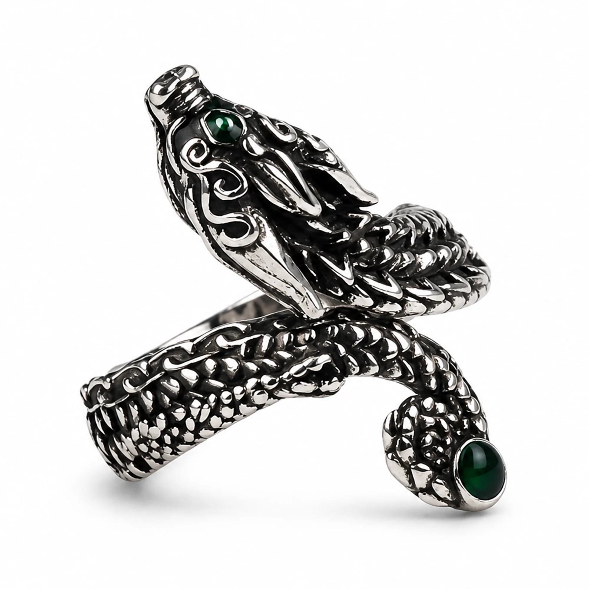 Dragons of Cathay | Adjustable Size | Metal | Gaming Ring | Warhammer Total War image 1
