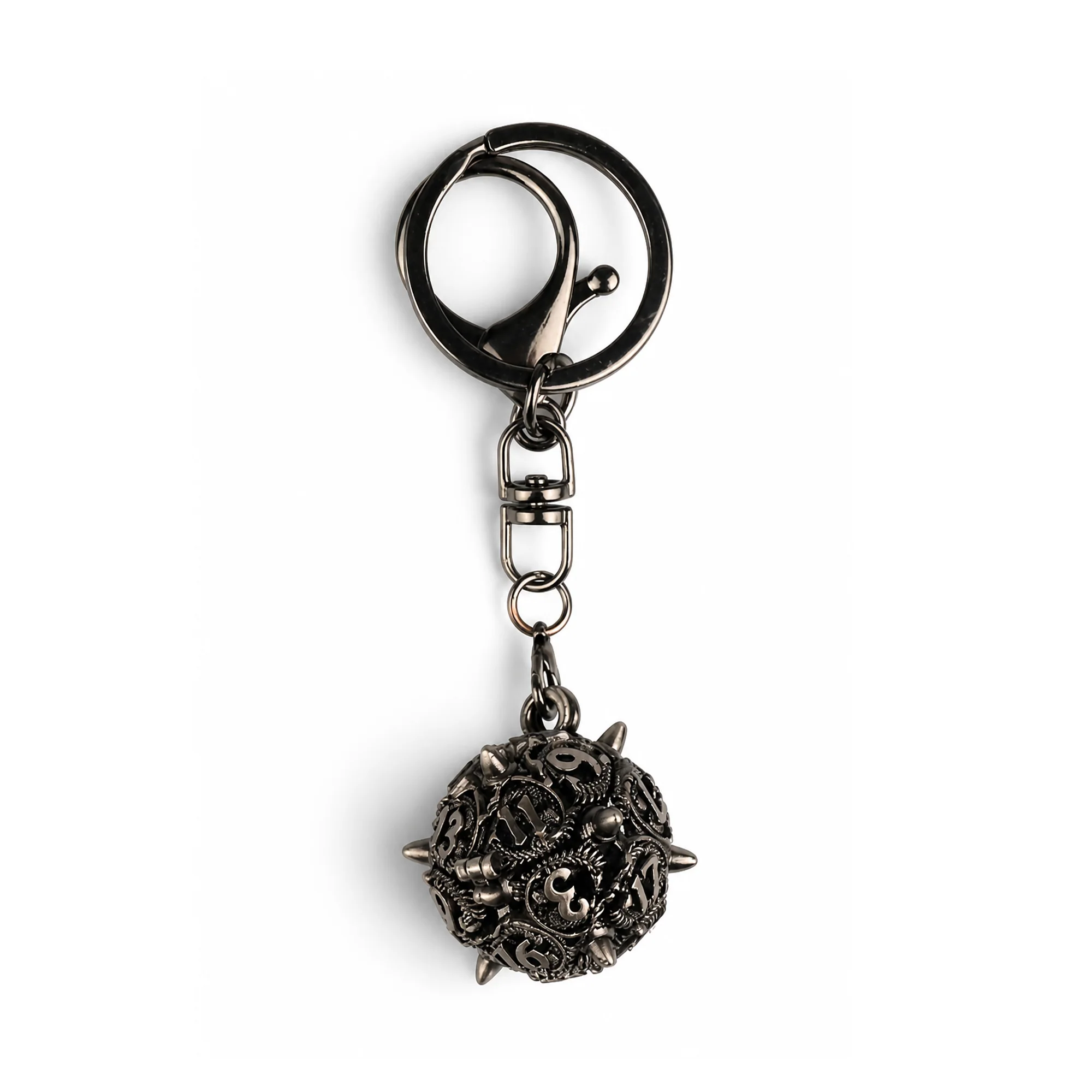 Container | 4 cm | Metal | Keychain Mini Dice | Dungeons and Dragons thumbnail 3