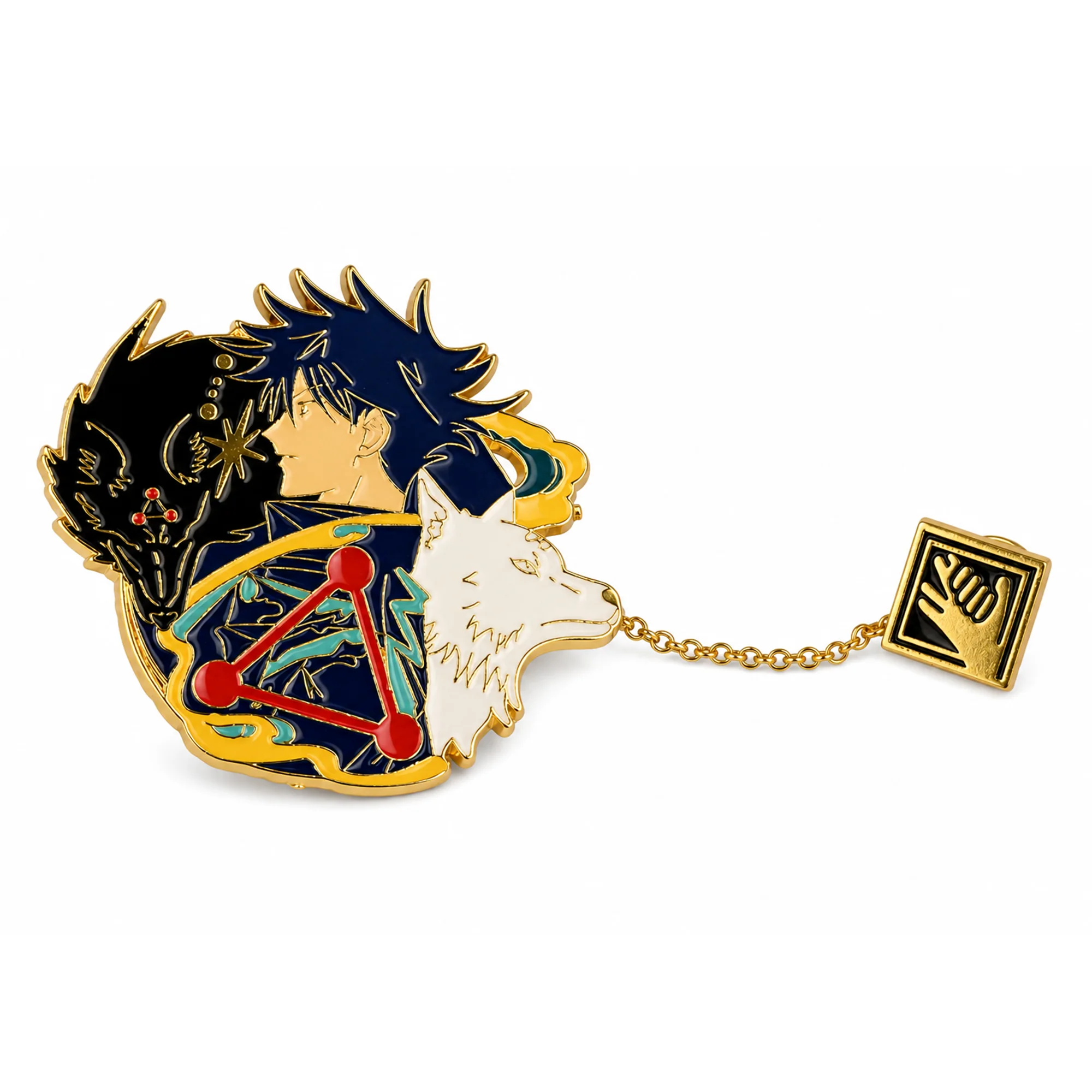 Sukuna Gojo | 6 cm | Metal | Anime Pin | Jujutsu Kaisen image 1