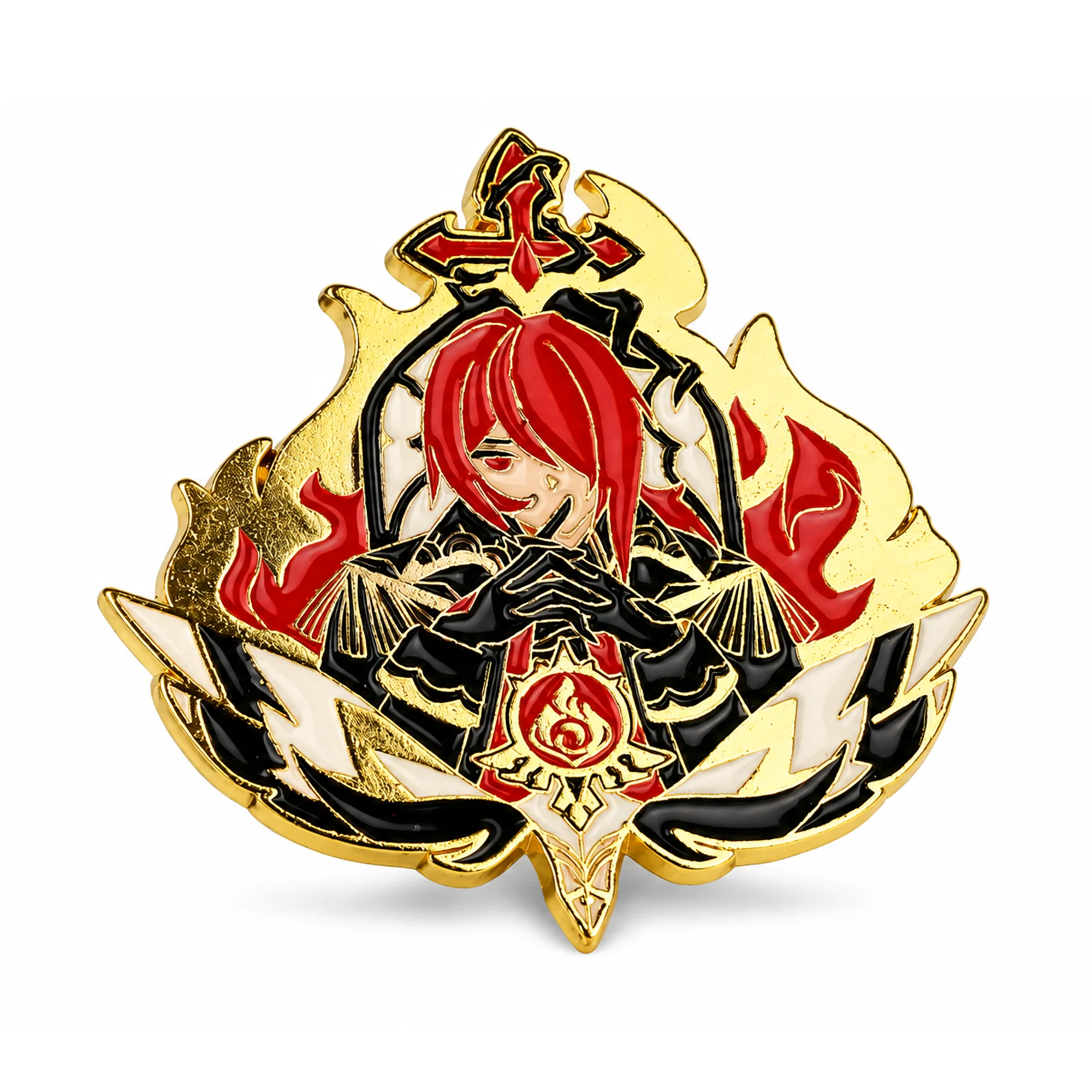 Scaramouche | 6 cm | Metal | Przypinka Gamingowa | Genshin Impact image 1