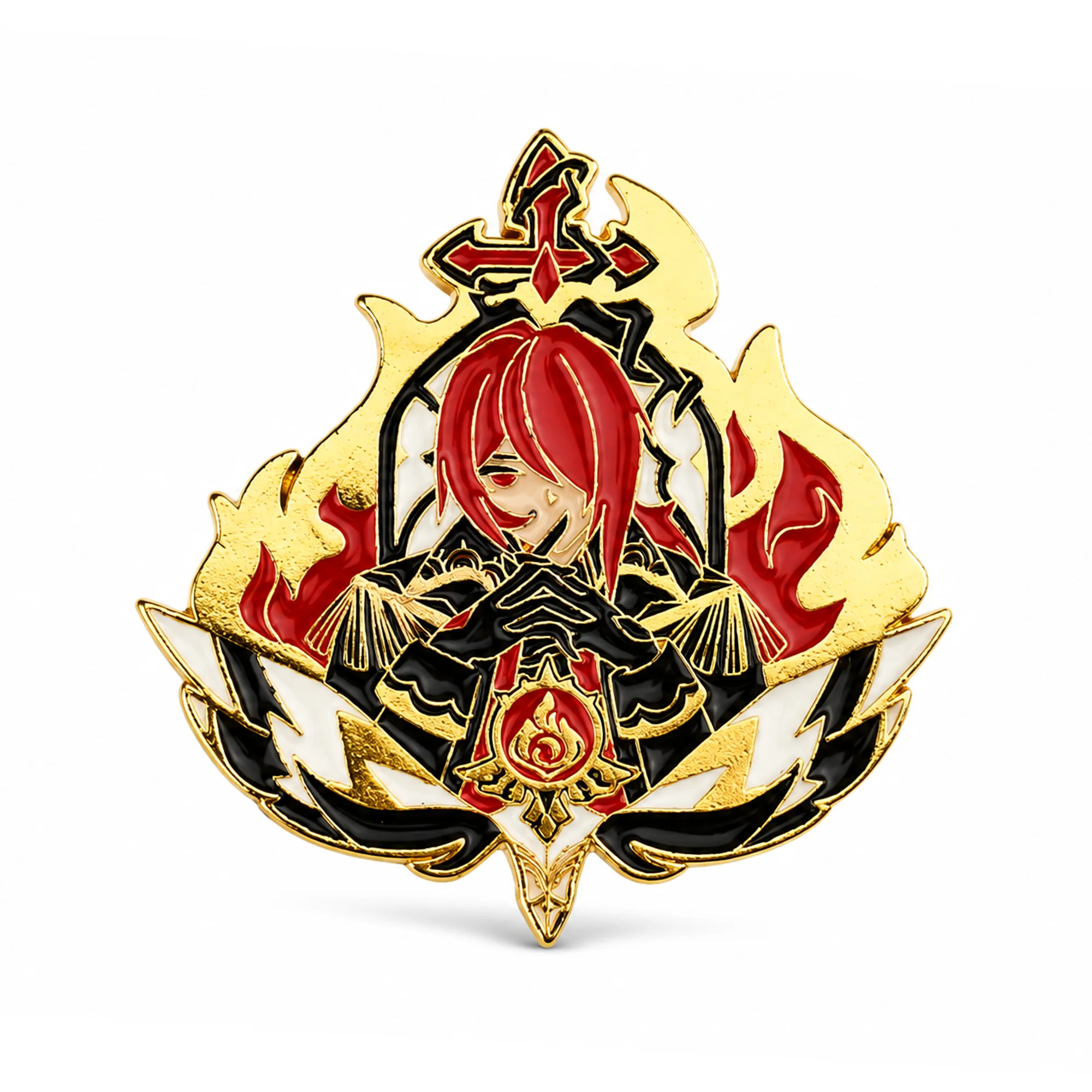 Scaramouche | 6 cm | Metal | Przypinka Gamingowa | Genshin Impact thumbnail 3
