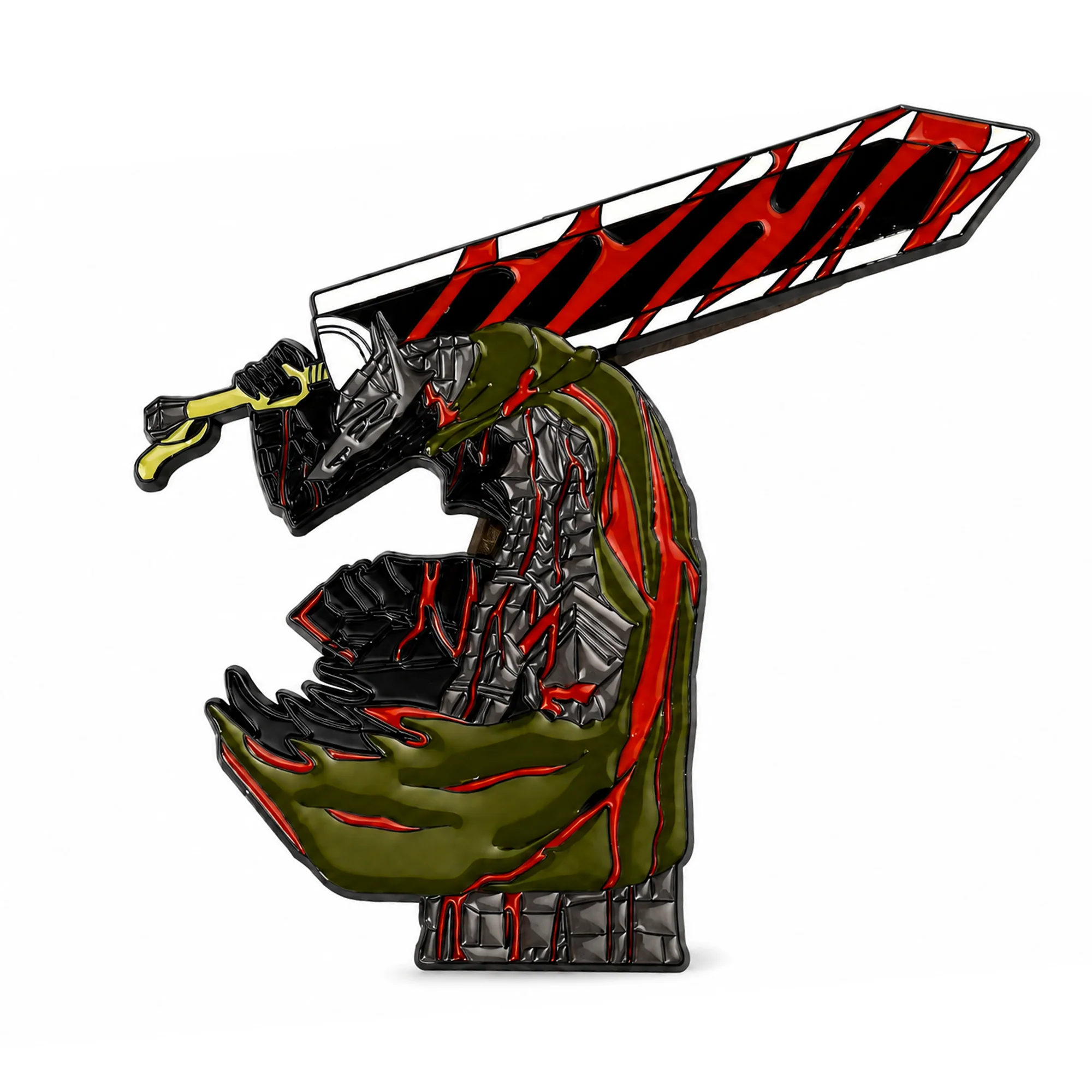 Guts | 4 cm | Metal | Przypinka Gamingowa | Berserk thumbnail 2
