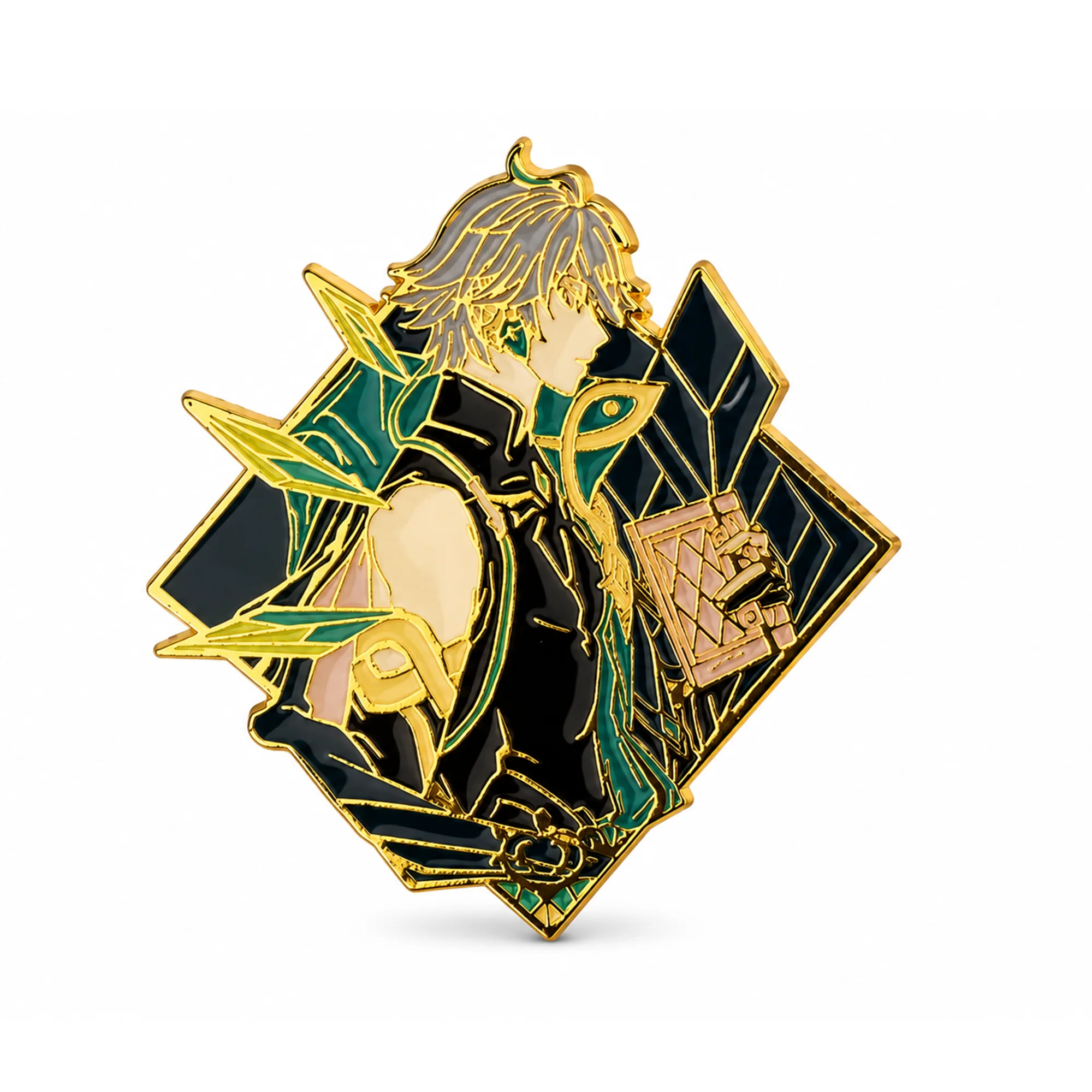 Alhaitham | 6 cm | Metal | Anime Pin | Genshin Impact thumbnail 2