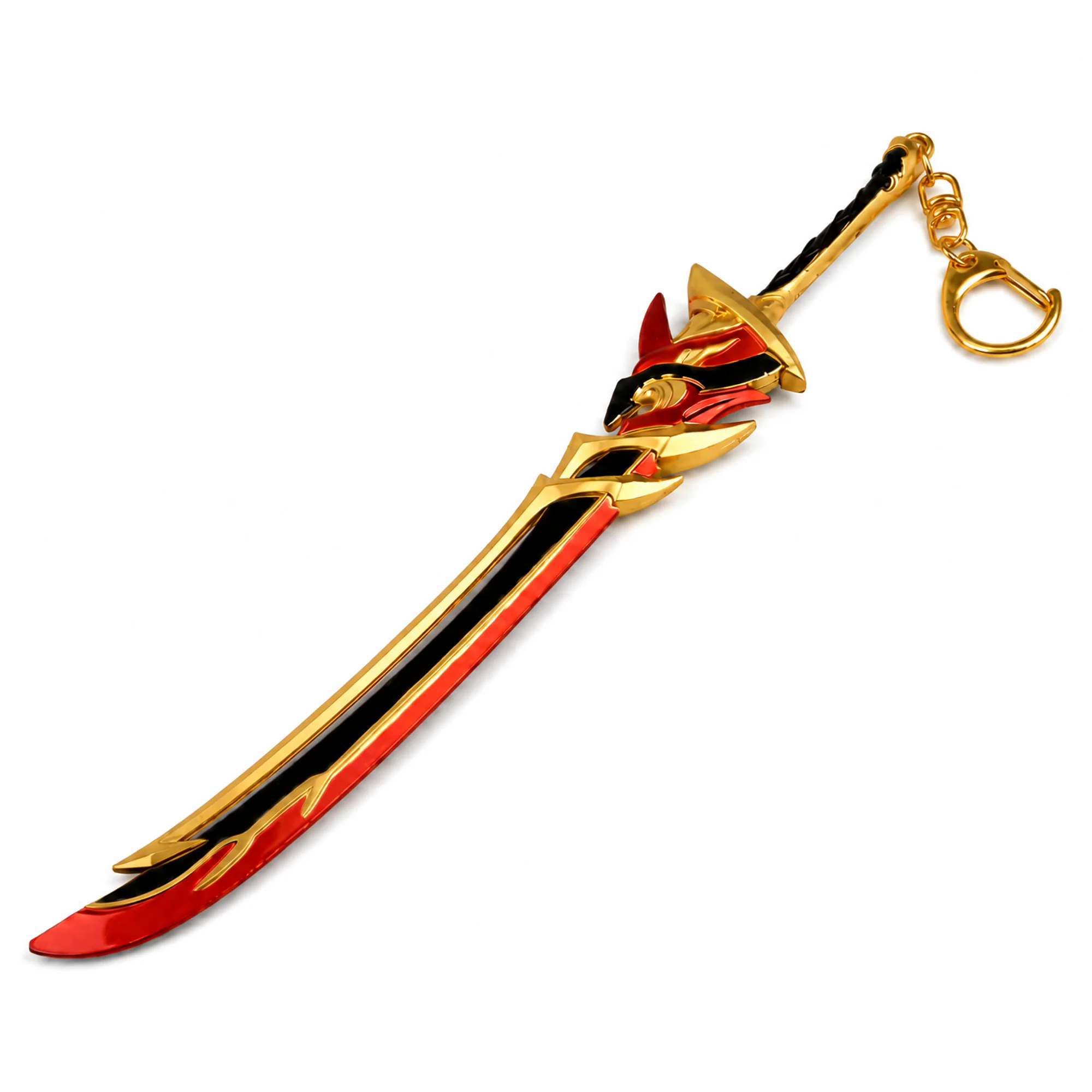 Redhorn Stonethresher | 15 cm | Metal | Gaming Keychain | Genshin Impact thumbnail 2