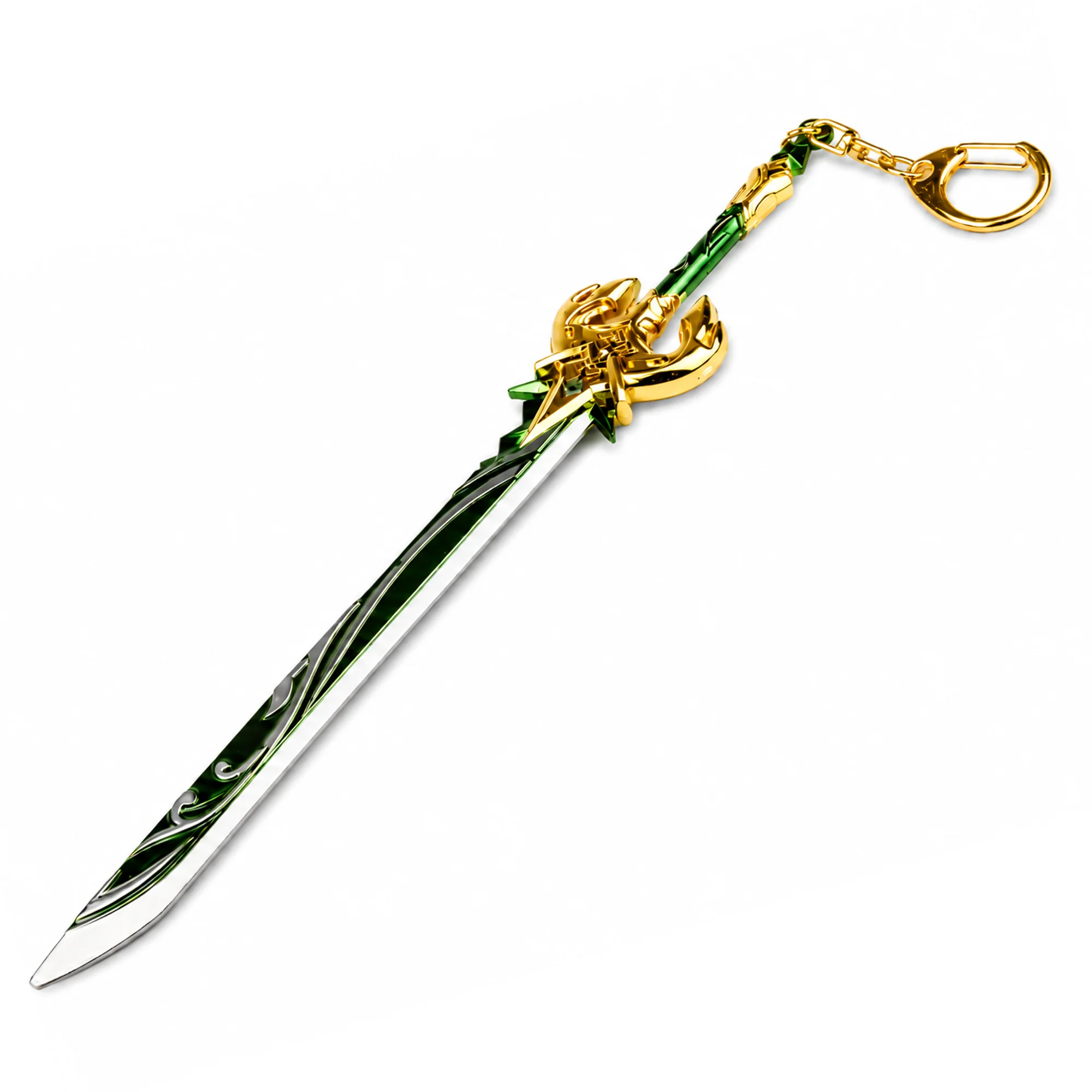 Primordial Jade Cutter | 15 cm | Metal | Gaming Keychain | Genshin Impact thumbnail 2