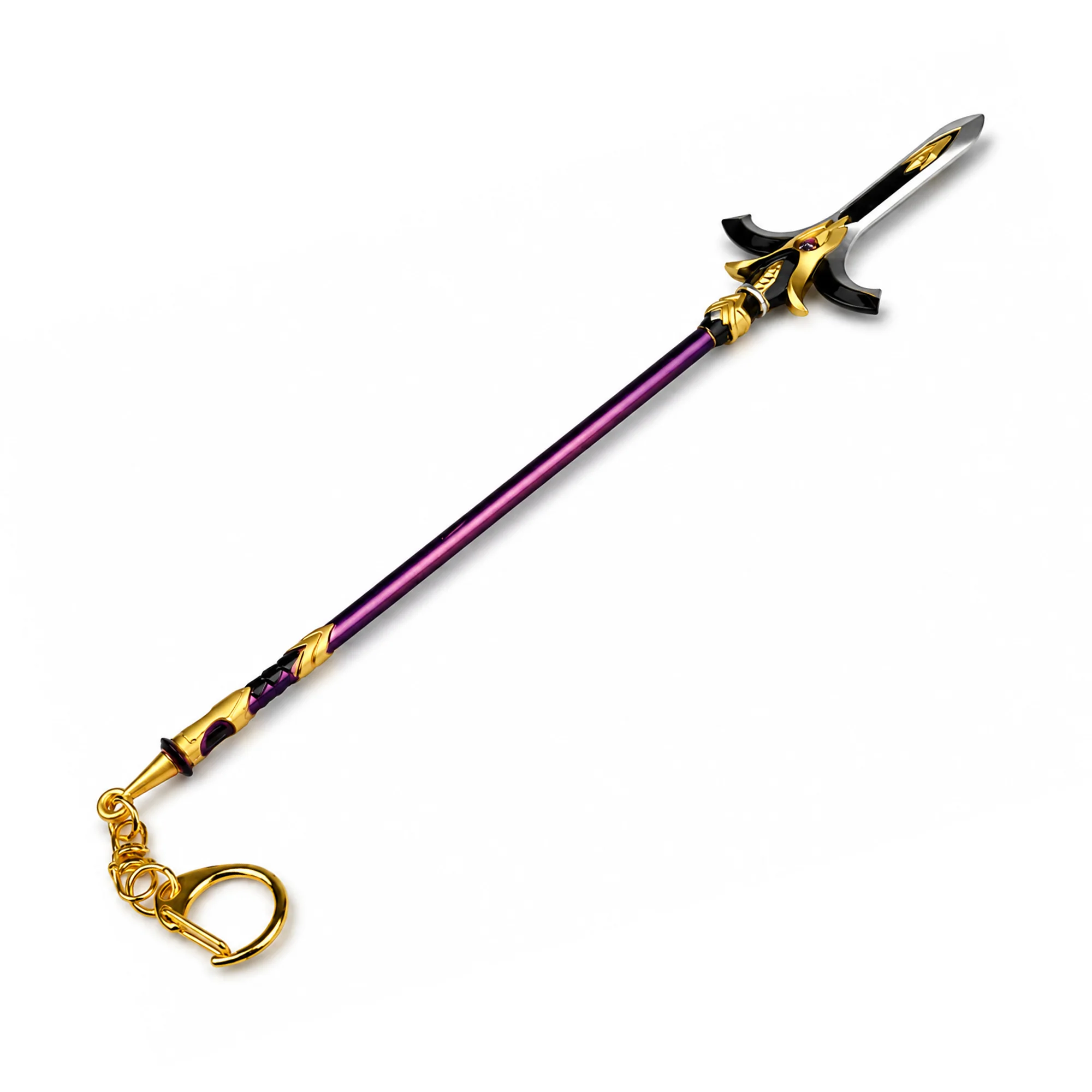 Kitain Cross Spear | 15 cm | Metal | Gaming Keychain | Genshin Impact thumbnail 2