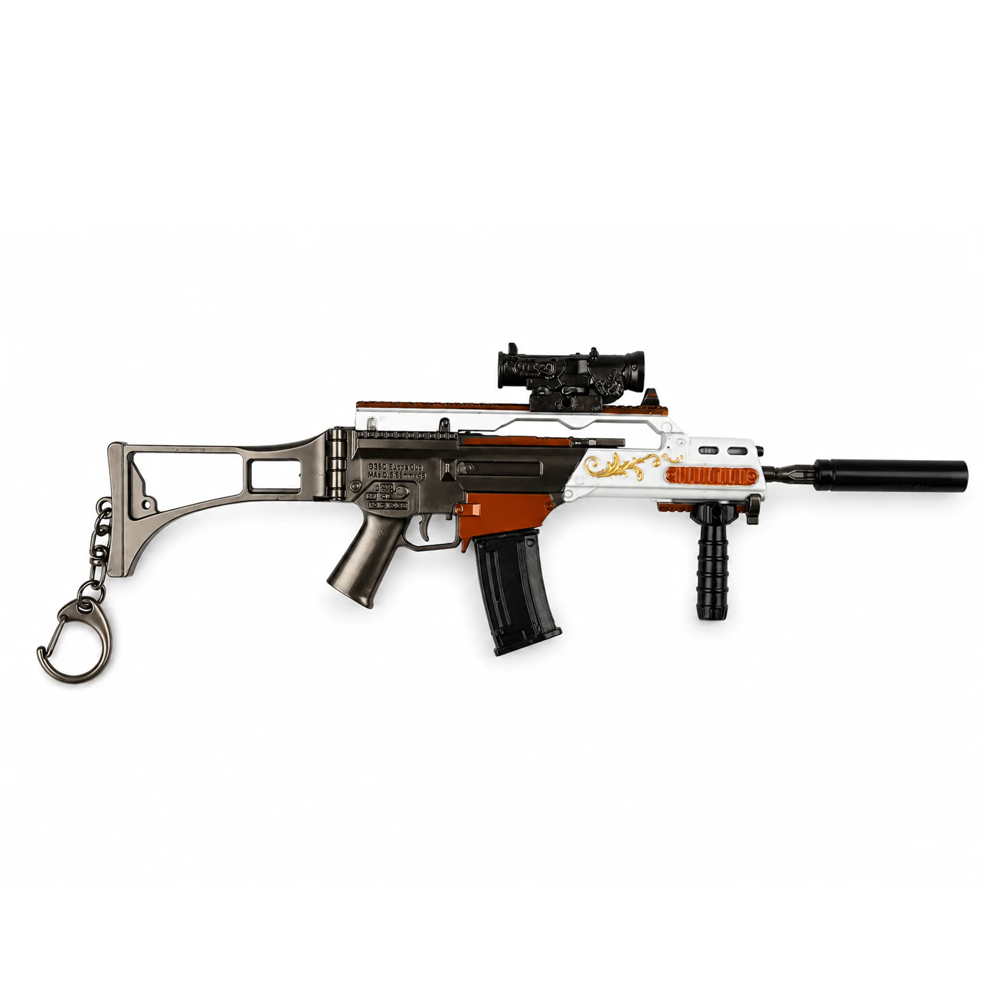 G36C Assault Rifle | 15 cm | Metal | Gaming Keychain | PUBG thumbnail 2
