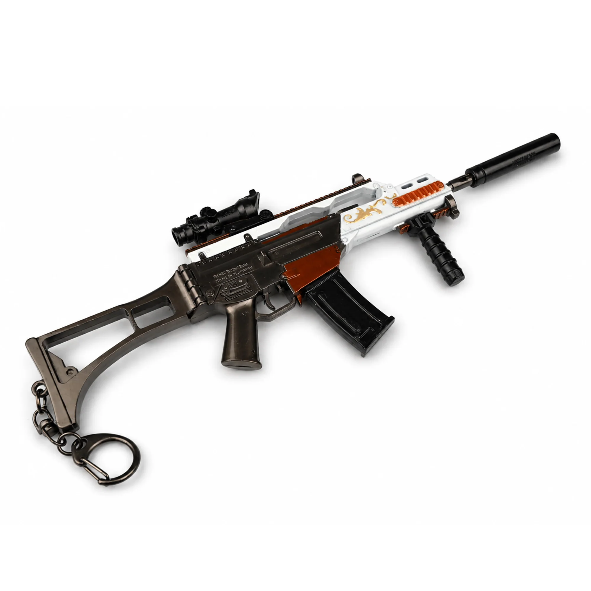 G36C Assault Rifle | 15 cm | Metal | Gaming Keychain | PUBG image 1