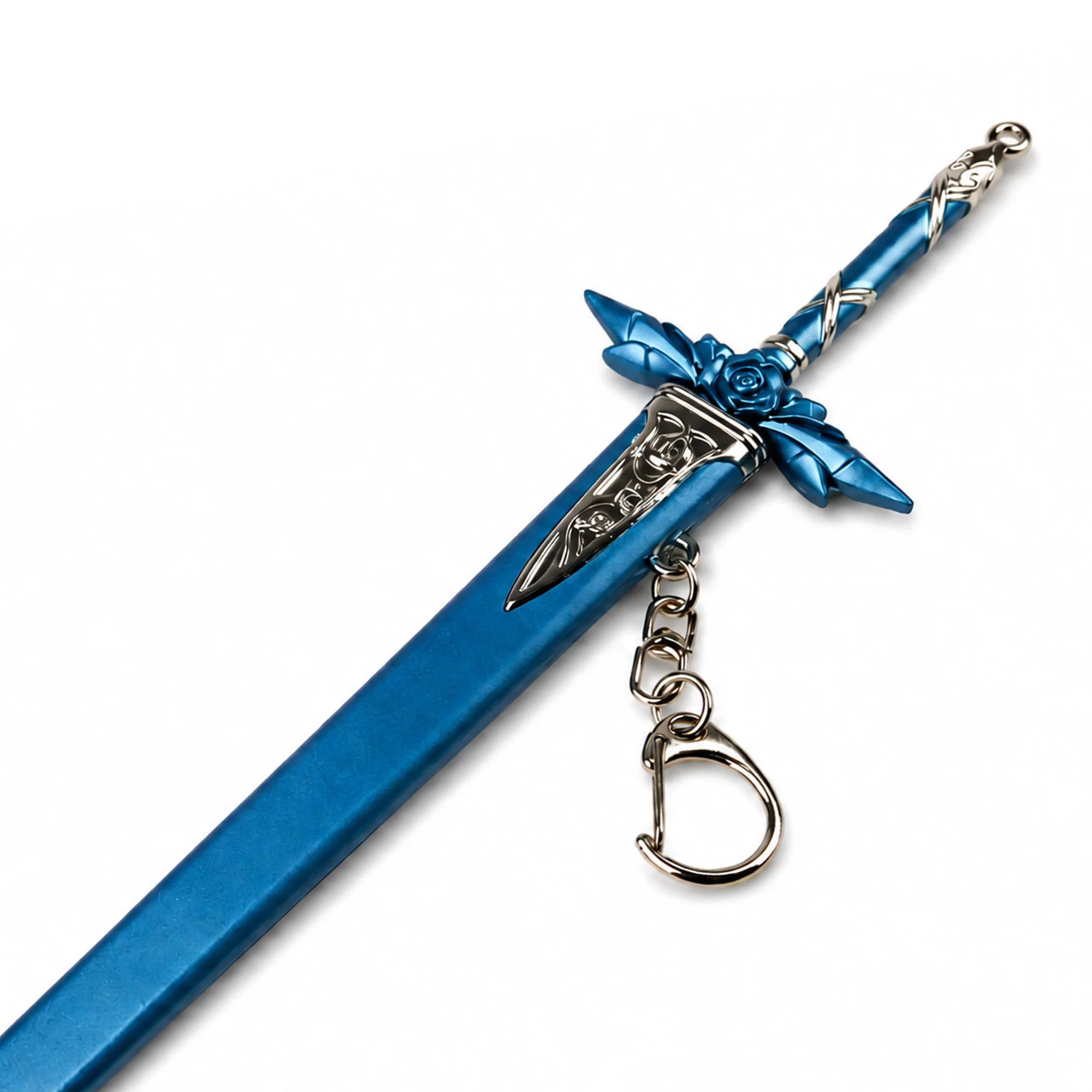 Blue Rose | 16 cm | Metal | Gaming Keychain | Sword Art Online image 1