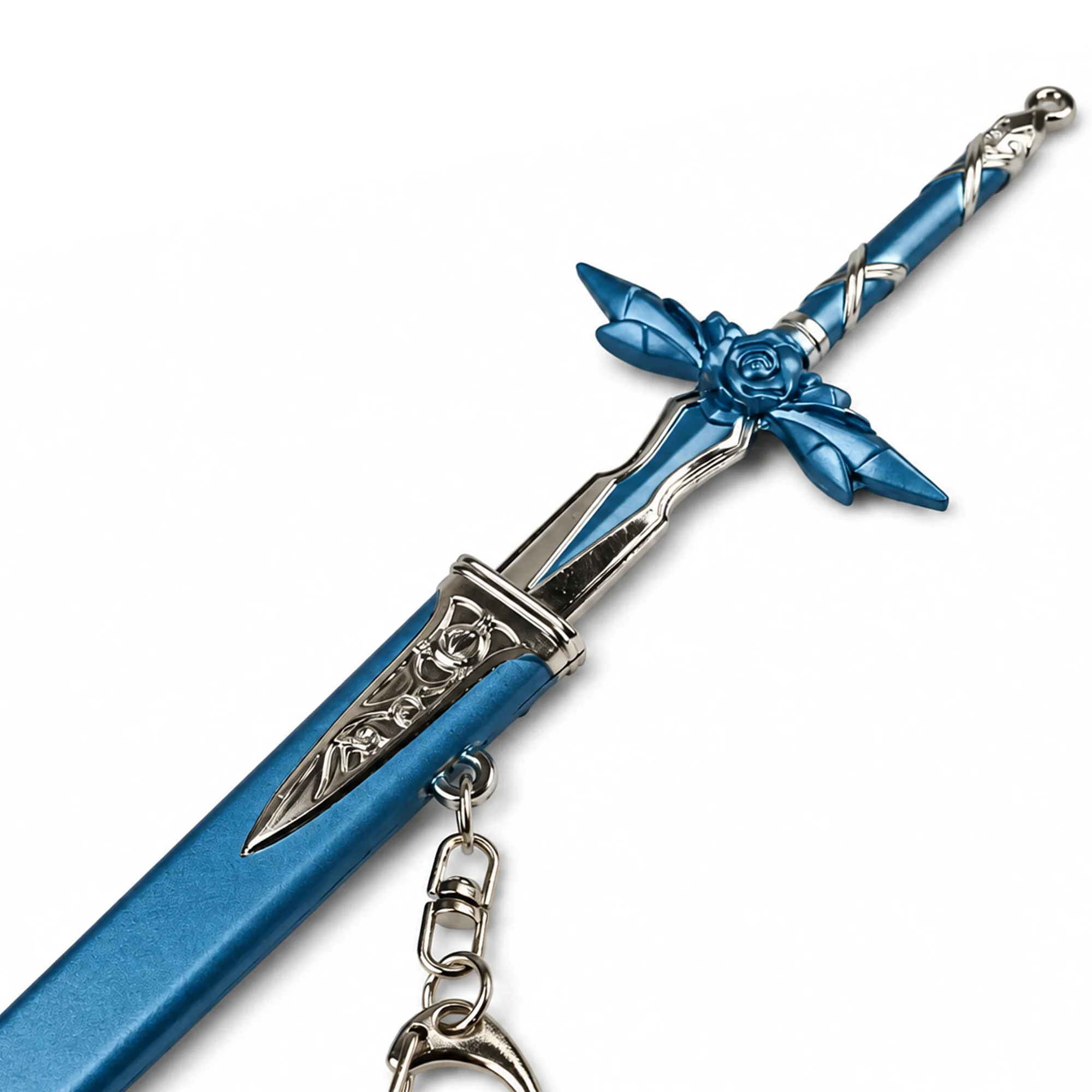 Blue Rose | 16 cm | Metal | Gaming Keychain | Sword Art Online thumbnail 2