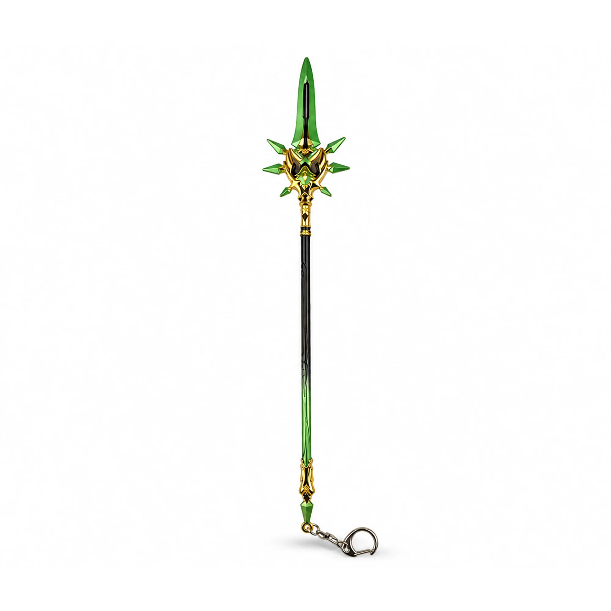 Primordial Jade Spear | 30 cm | Metal | Gaming Keychain | Genshin Impact thumbnail 3