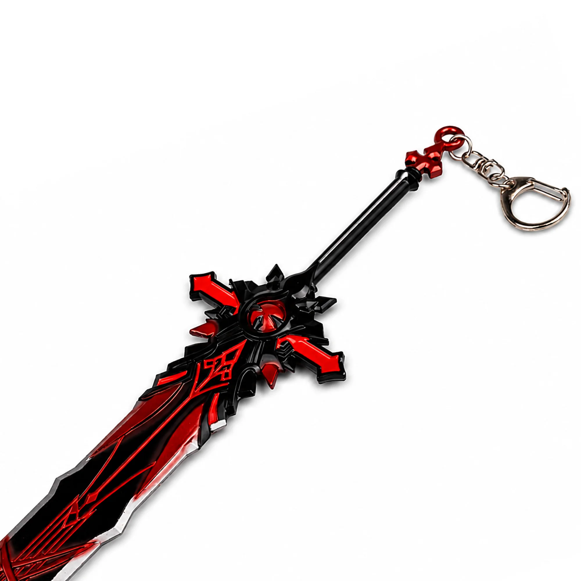 Broken Wolf's Gravestone | 30 cm | Metal | Gaming Keychain | Genshin Impact image 1