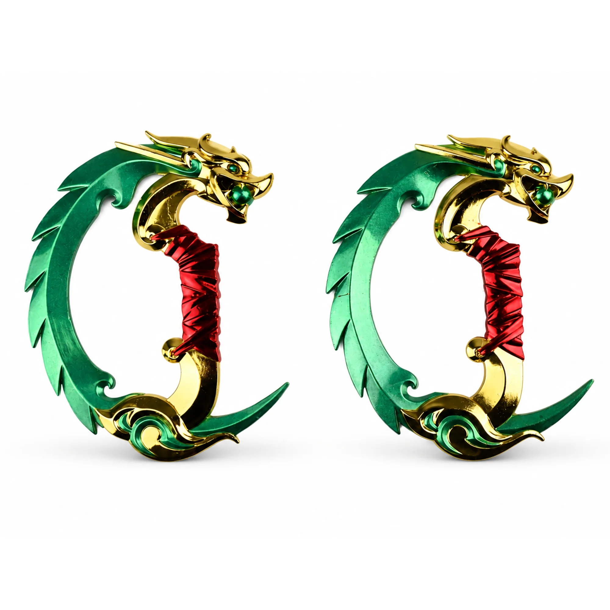 Turquise Blades Of Imperium | 16 cm | Metal | Gaming Keychain | Valorant thumbnail 3