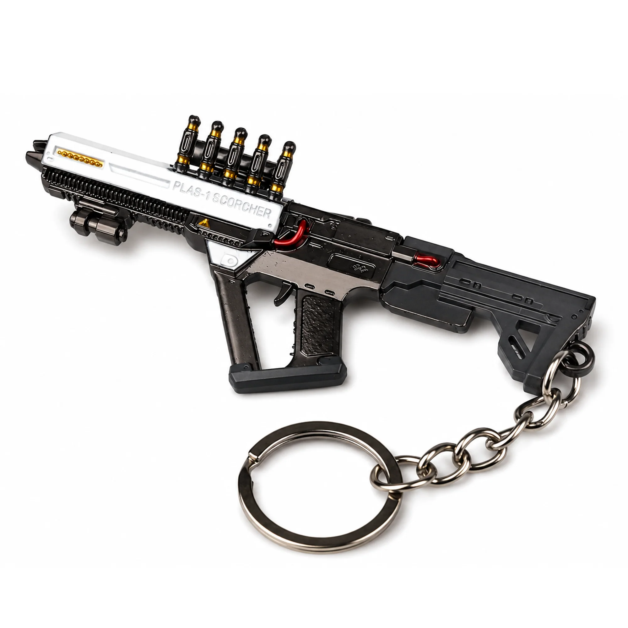 PLAS1 Scorcher | 10 cm | Metal | Gaming Keychain | Helldivers 2 image 1
