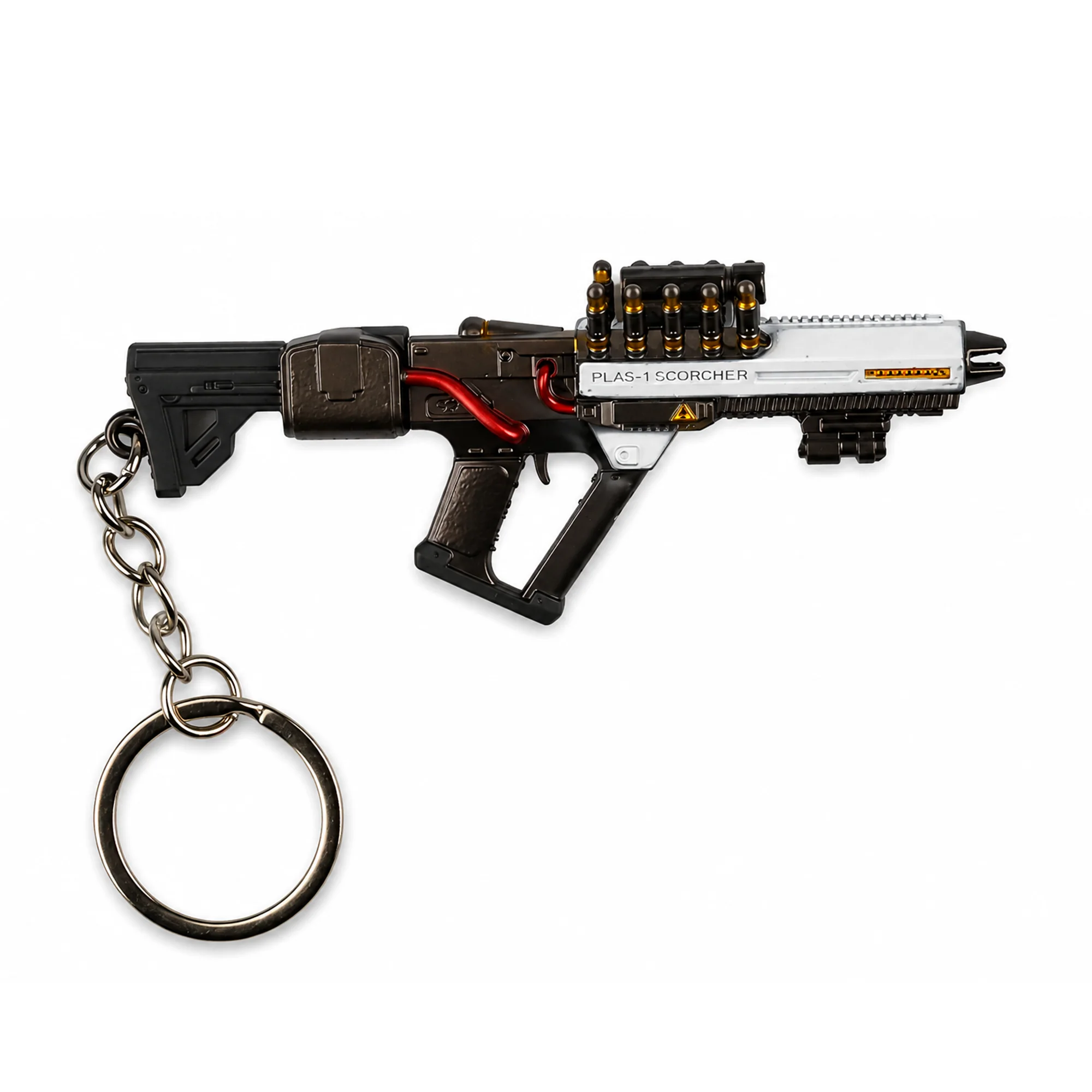 PLAS1 Scorcher | 10 cm | Metal | Gaming Keychain | Helldivers 2 thumbnail 3