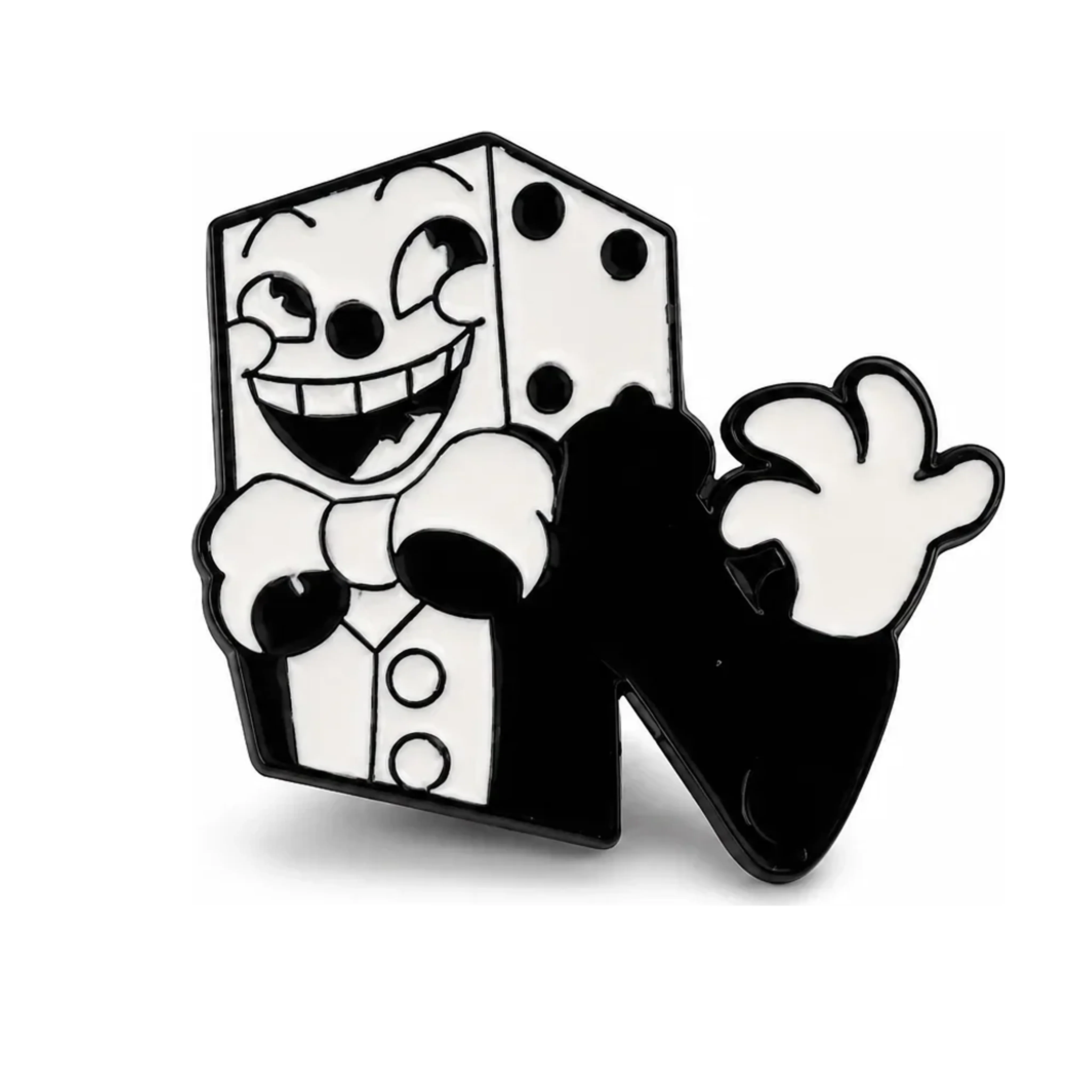 King Dice | 3 cm | Metal | Gaming Pin | Cuphead thumbnail 3