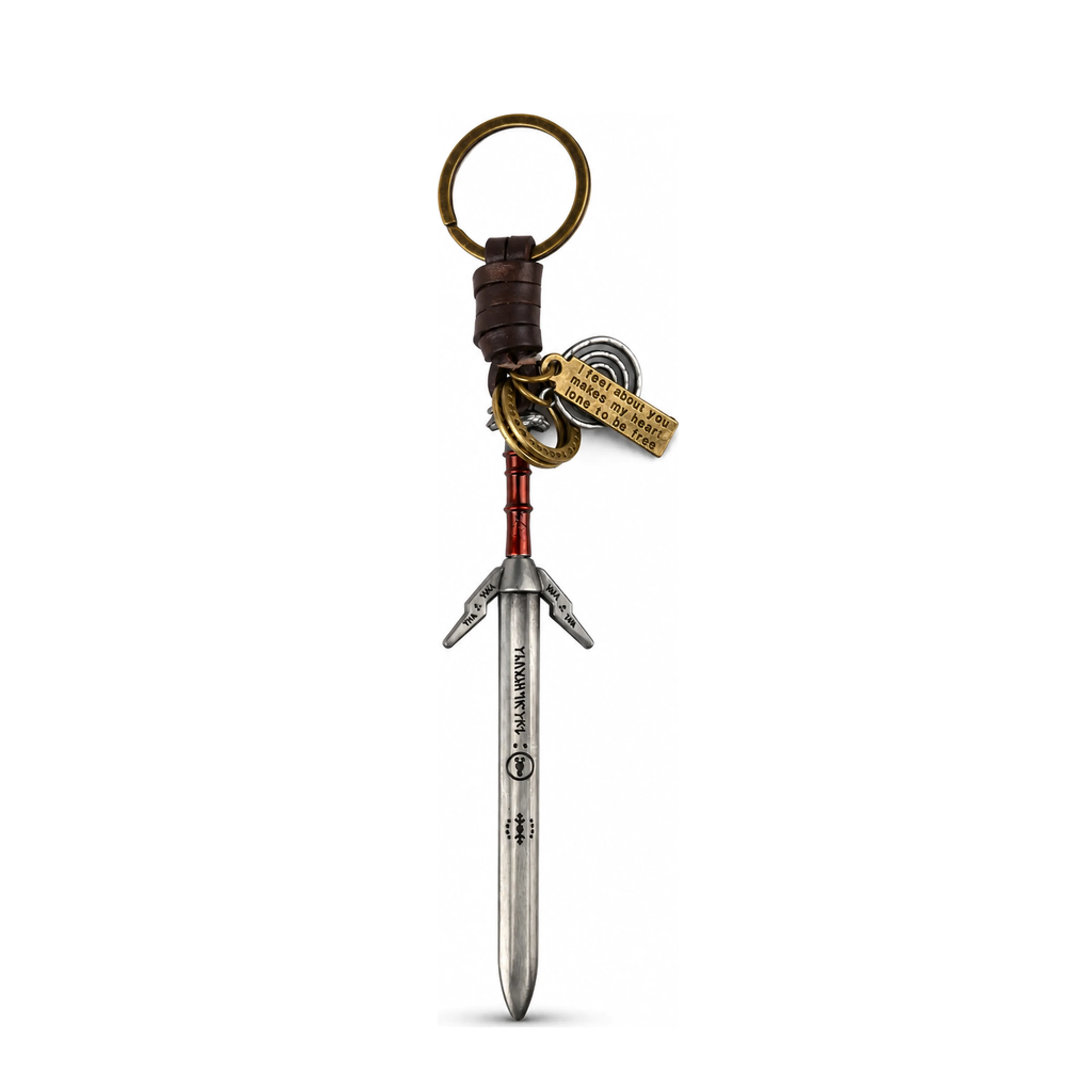 Geralt's Sword | 6 cm | Metal | Gaming Keychain | Witcher thumbnail 3