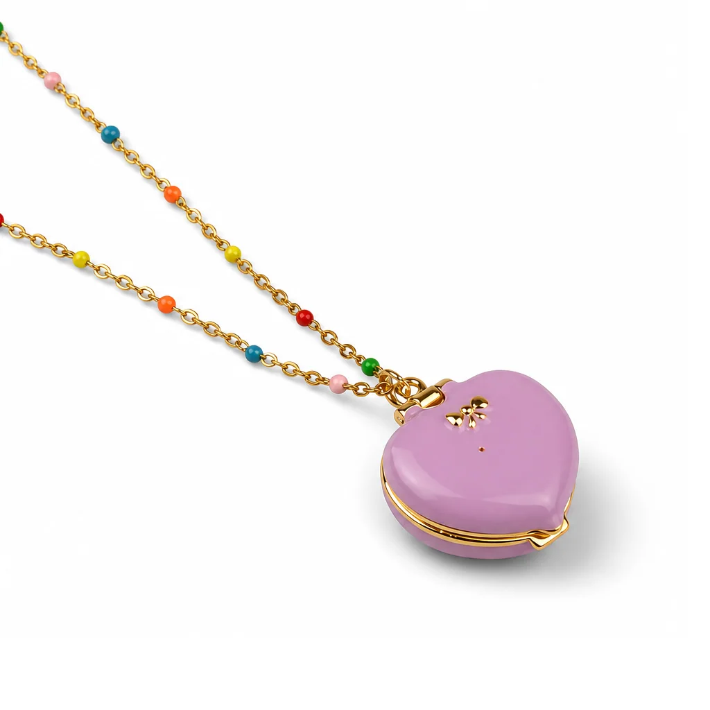 Heart Doll House | 4 cm | Metal | Movie Pendant | Polly Pocket thumbnail 3