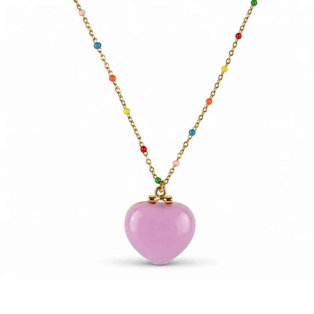 Heart Doll House | 4 cm | Metal | Movie Pendant | Polly Pocket thumbnail 4
