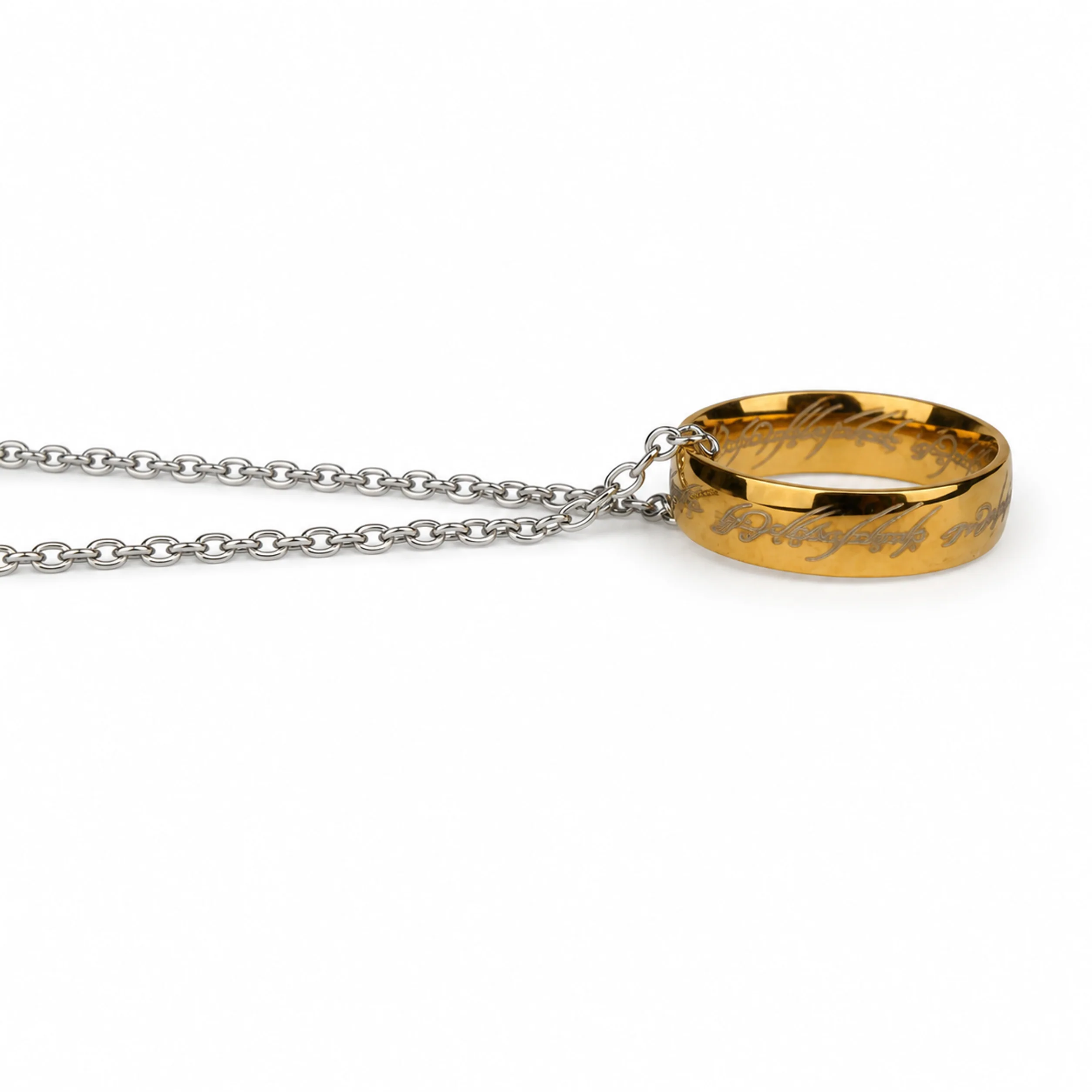 Ring Of Power | Diameter 18 mm | Metal | Movie Pendant | Lord Of The Rings thumbnail 2