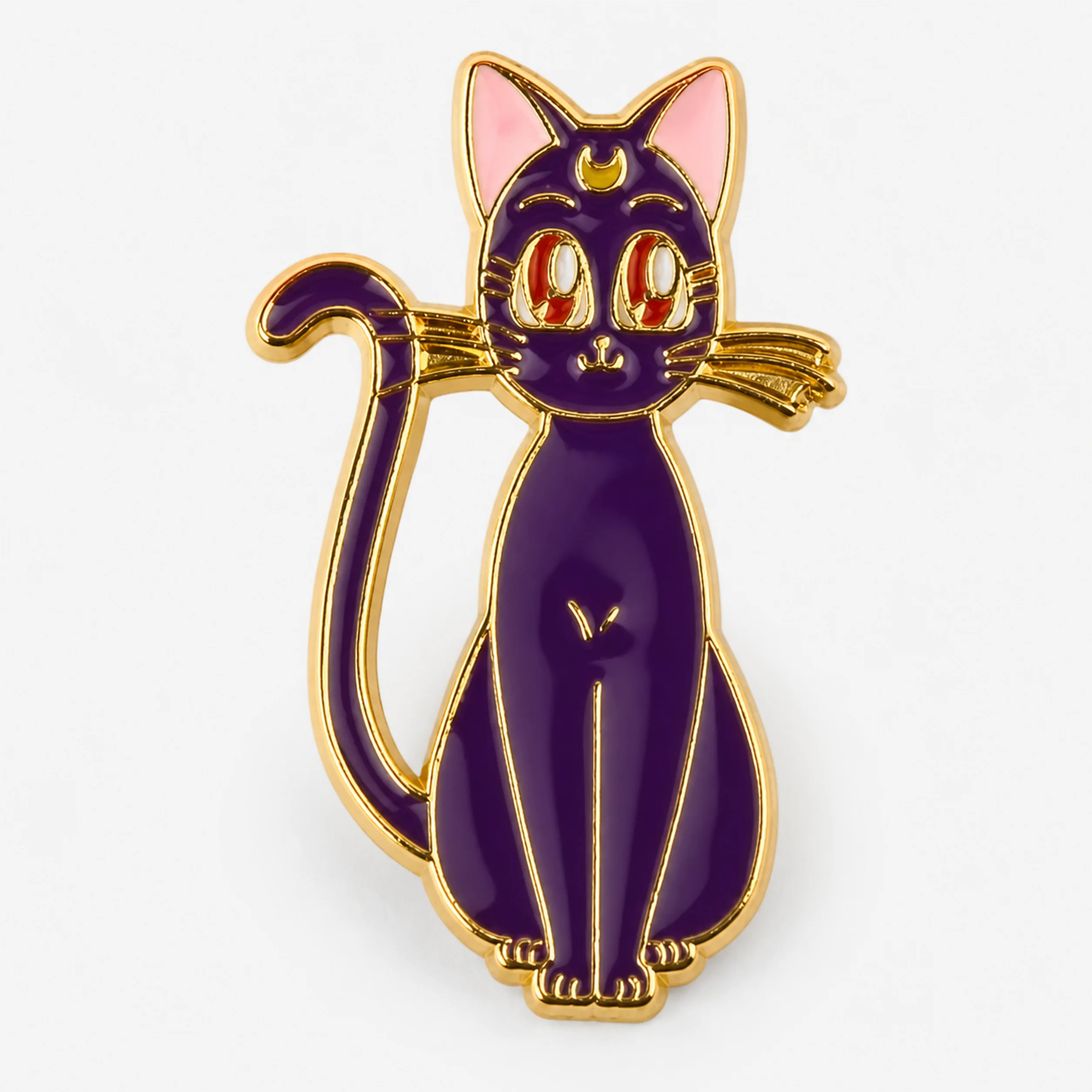 Luna | 3 cm | Metal | Anime Pin | Sailor Moon thumbnail 2