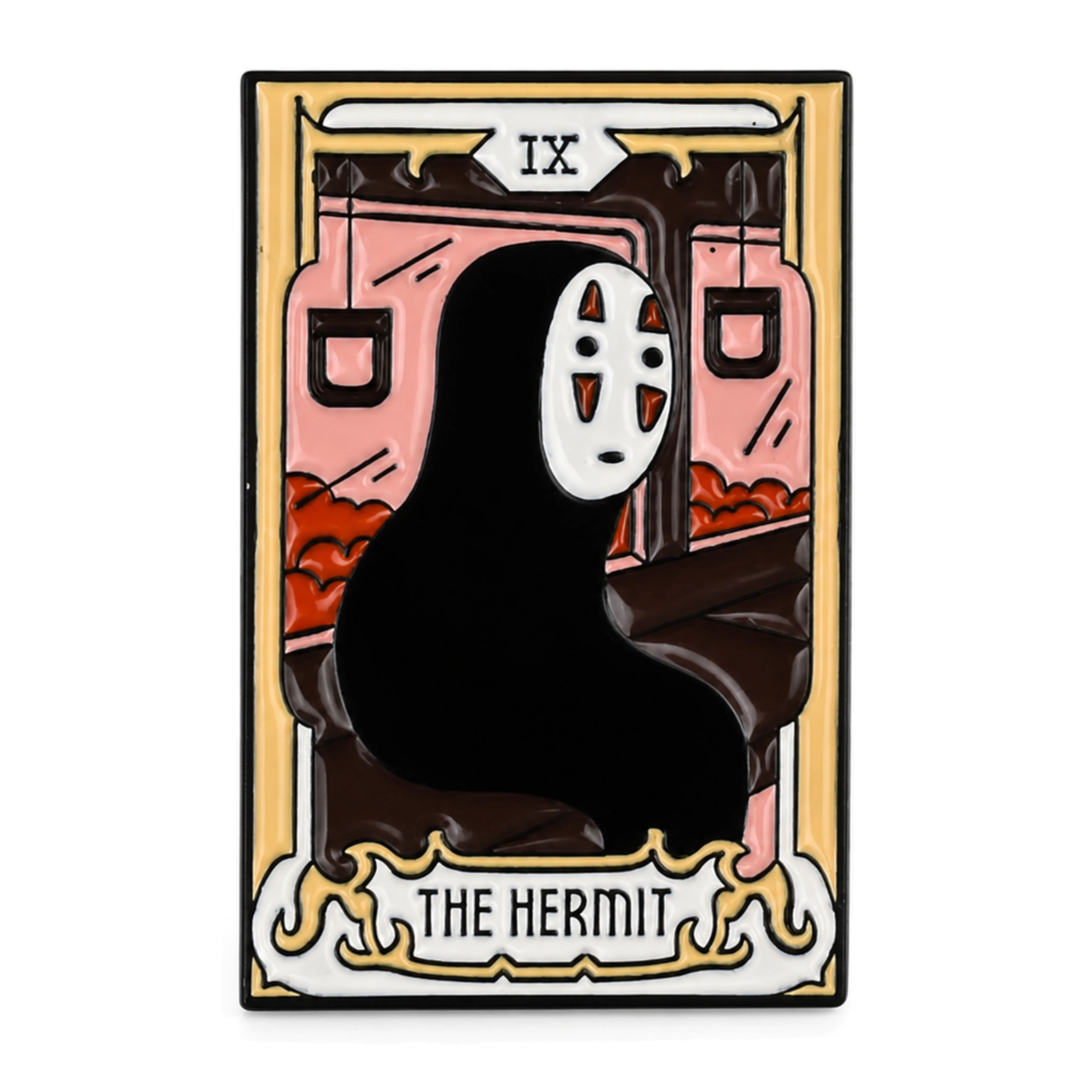 No Face | 3 cm | Metal | Anime Pin | Spirited Away thumbnail 3