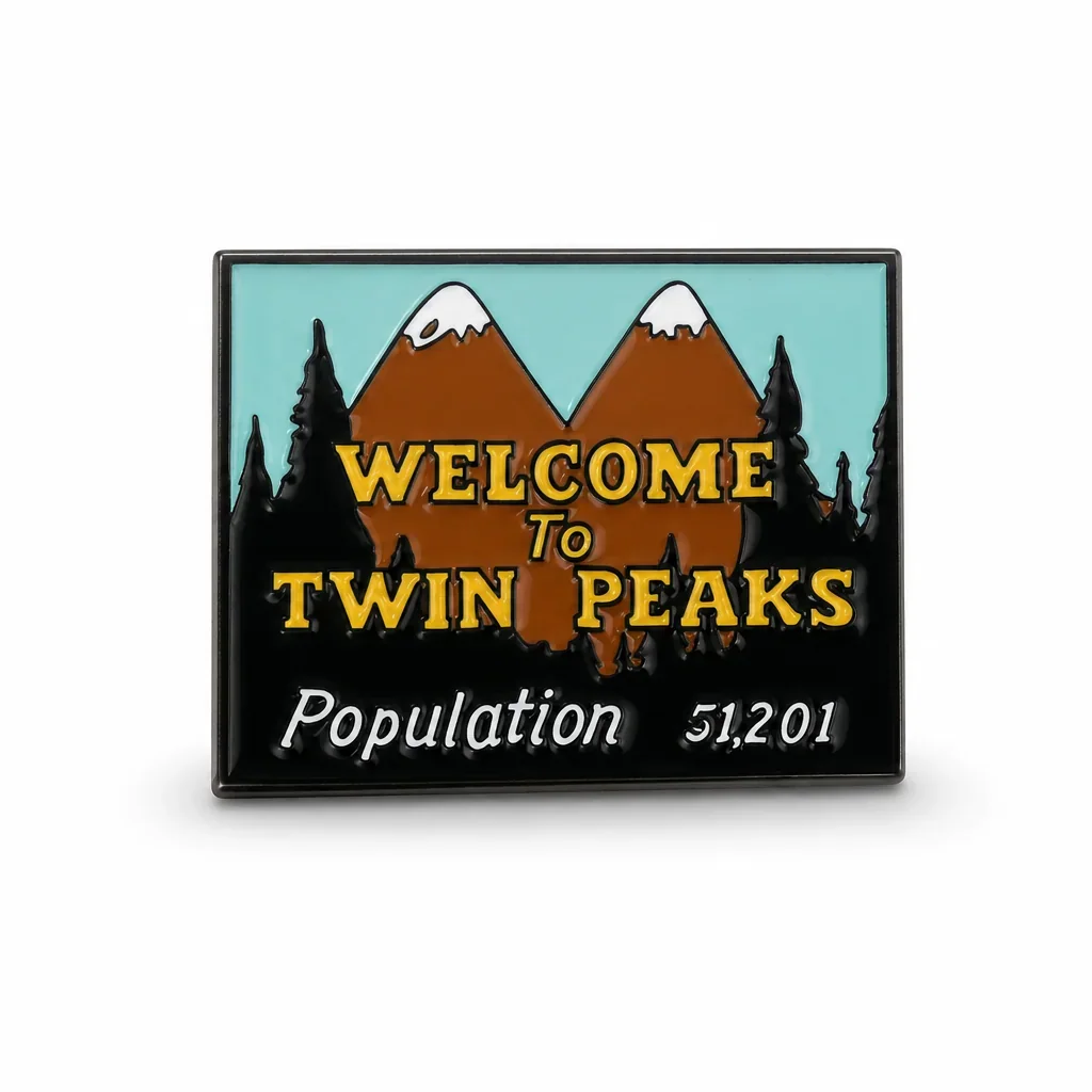 Welcome To | 3 cm | Metal | Movie Pin | Twin Peaks thumbnail 2