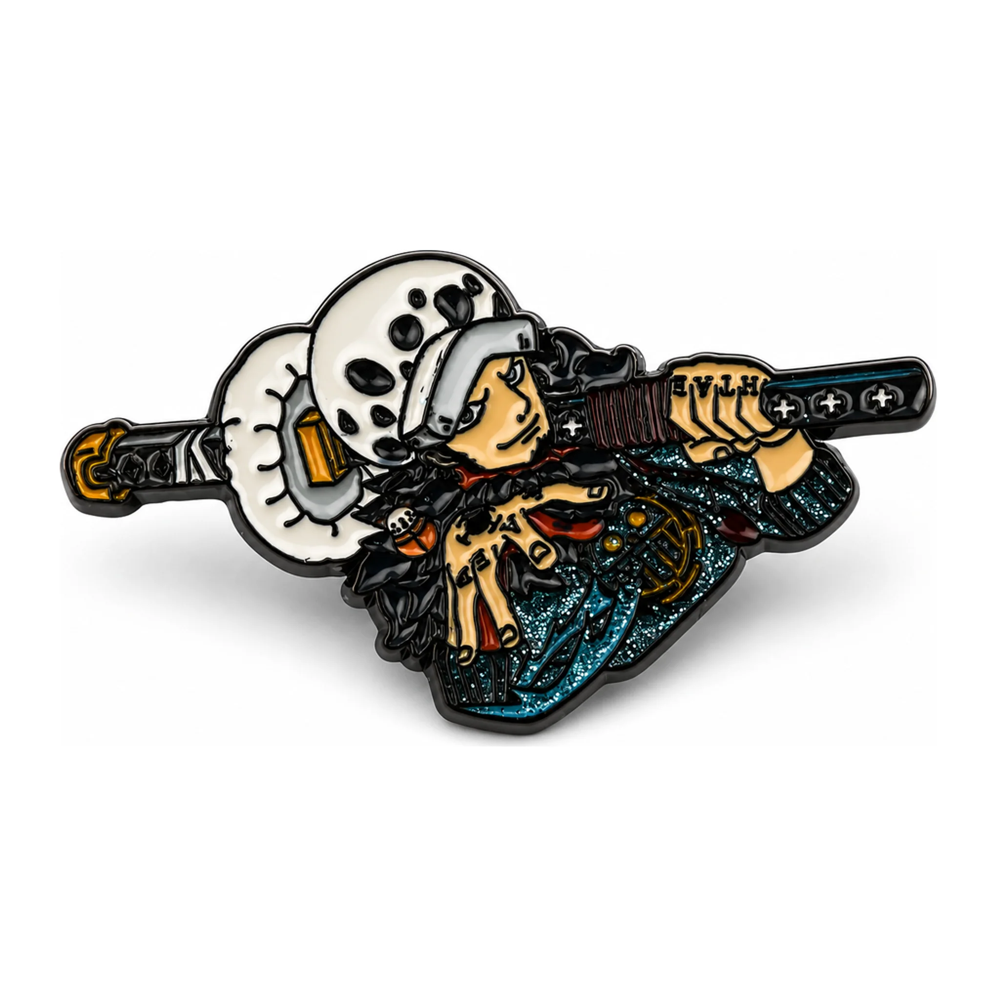 Trafalgar Law | 3 cm | Metal | Anime Pin | One Piece thumbnail 2