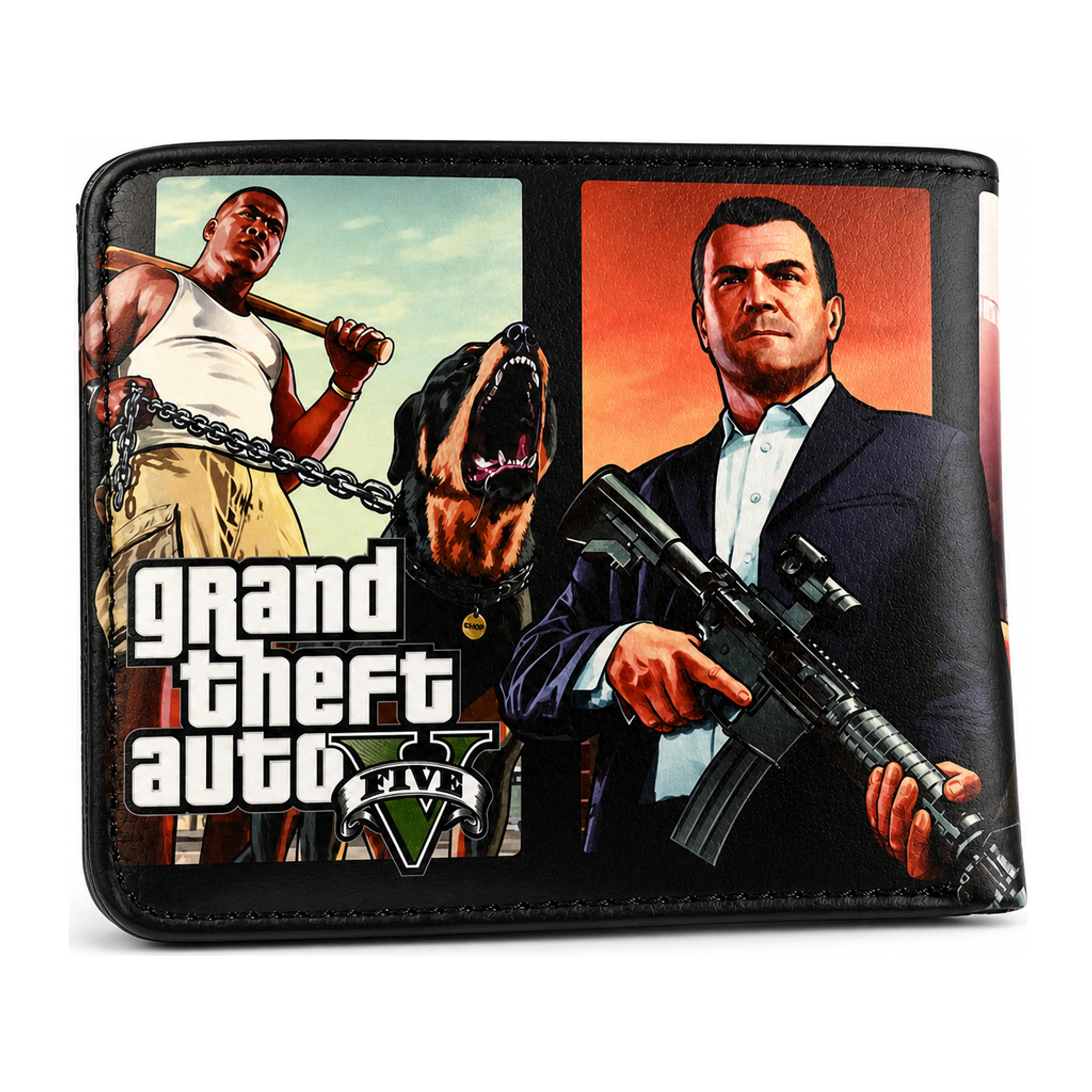 Logo | 13 cm | Faux Leather | Gaming Wallet | Grand Theft Auto V thumbnail 2