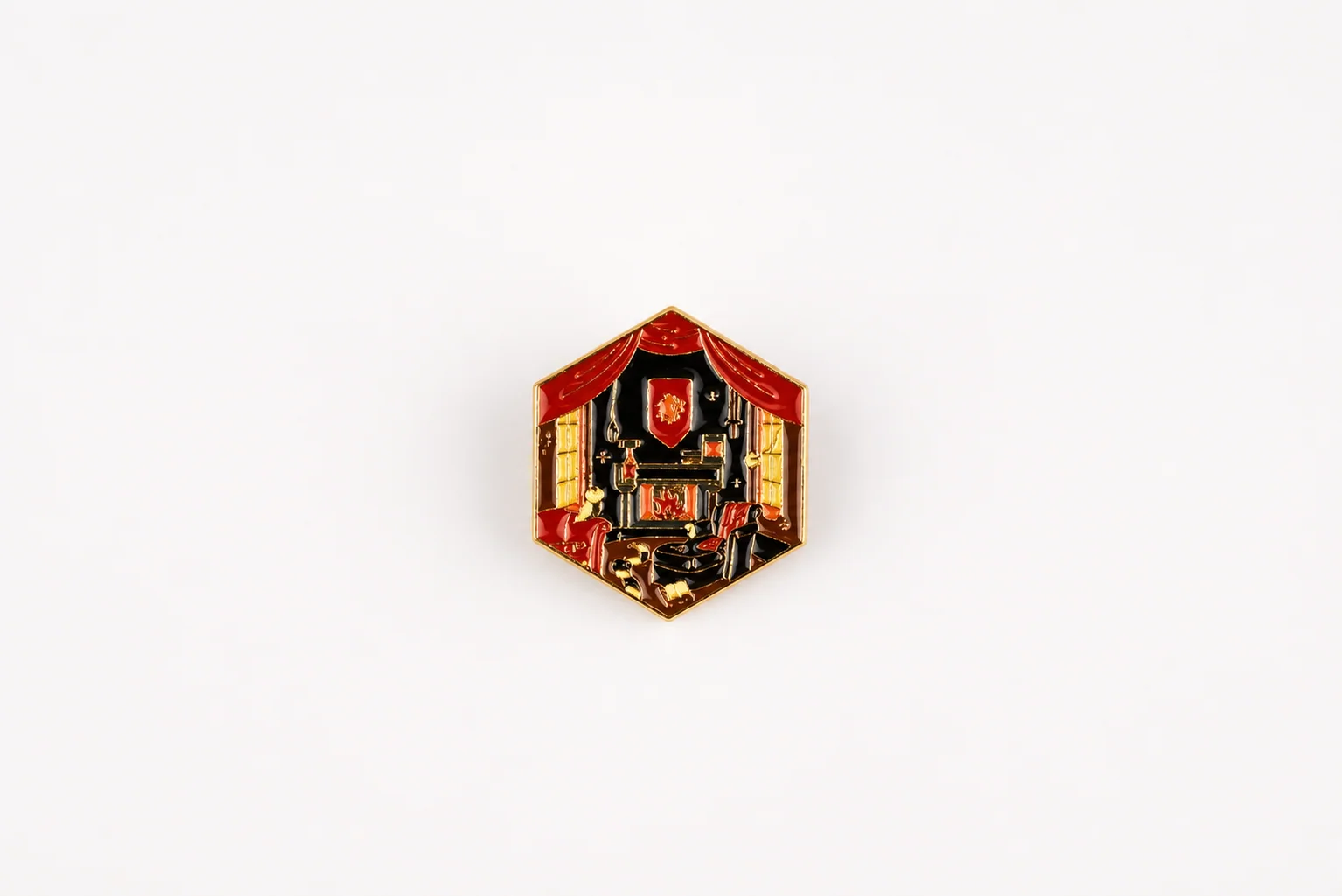Gryffindor | 4 cm | Metal | Movie Pin | Harry Potter thumbnail 2