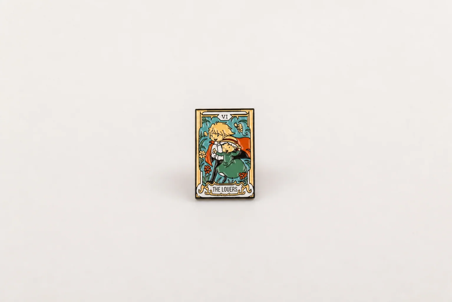 Lovers | 3 cm | Metal | Anime Pin | Howl's Moving Castle thumbnail 2