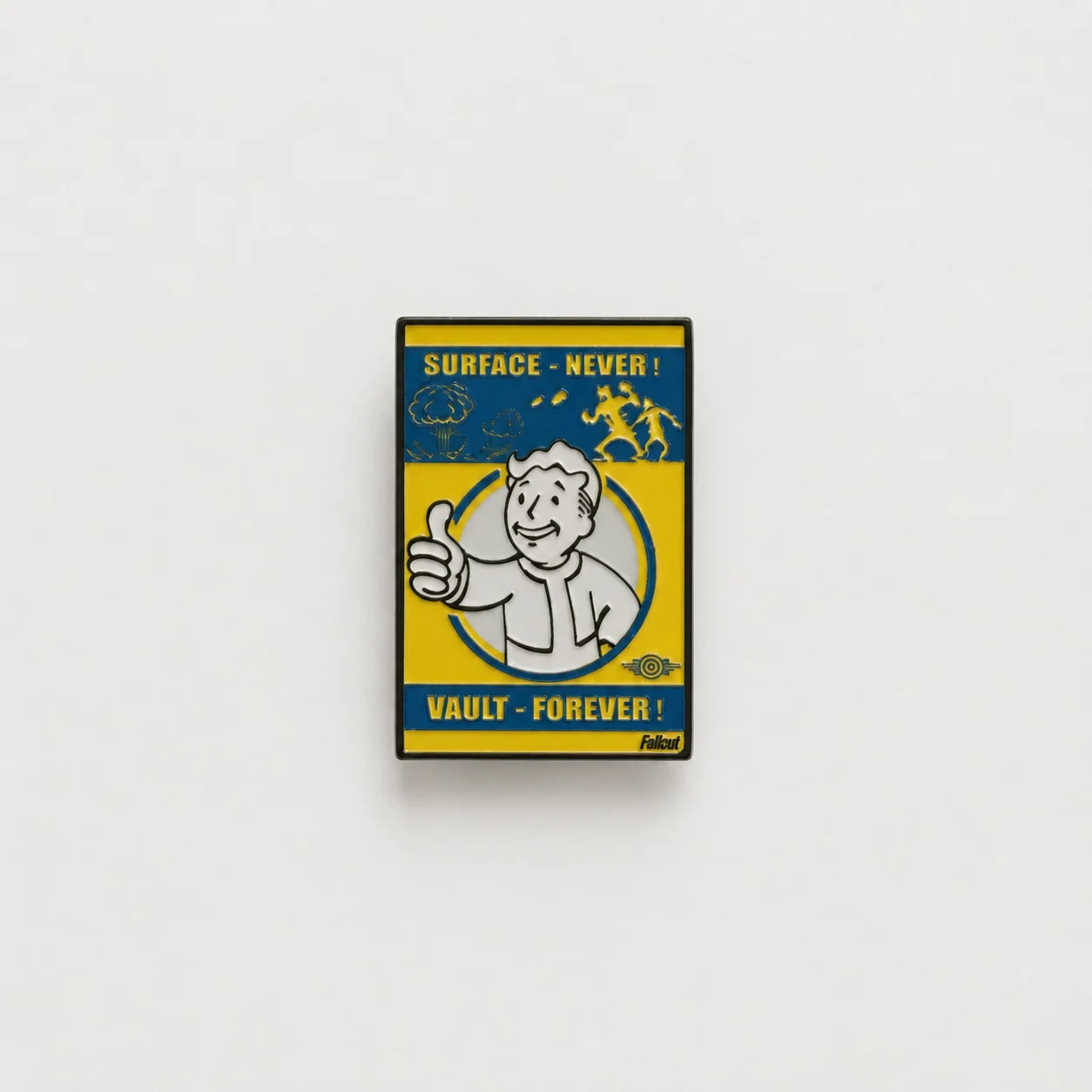 Fallout Vault Boy | 3 cm | Metal | Gaming Pin | Fallout thumbnail 2