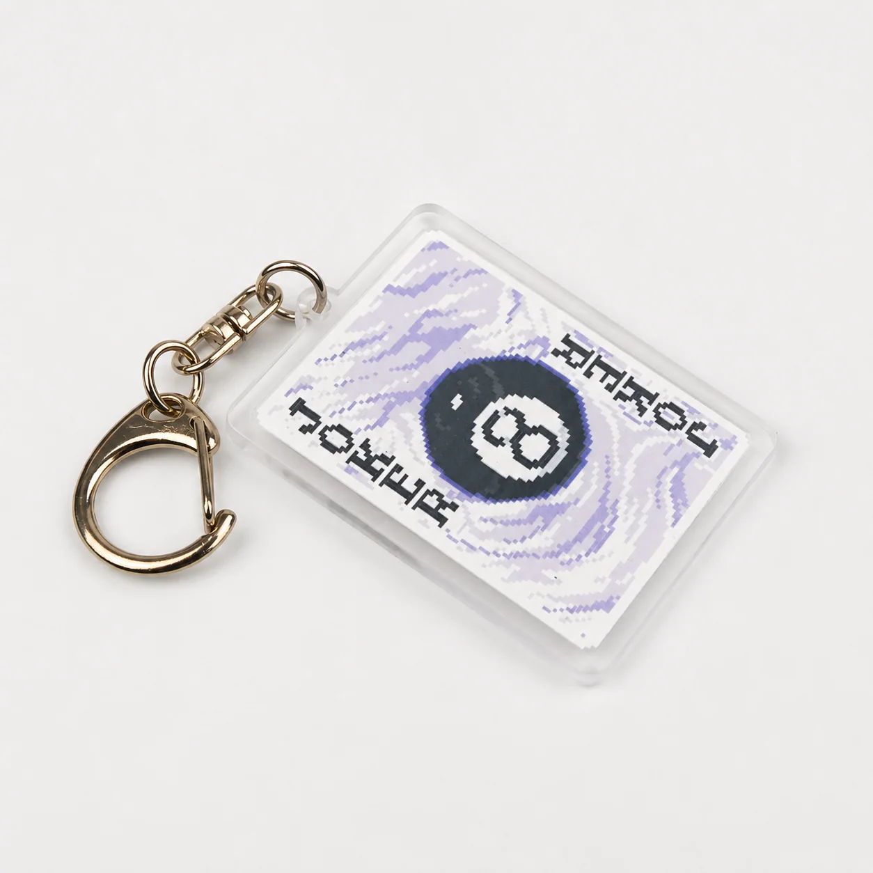 Joker 8 Ball | 4 cm | Plastic | Gaming Keychain | Balatro thumbnail 4
