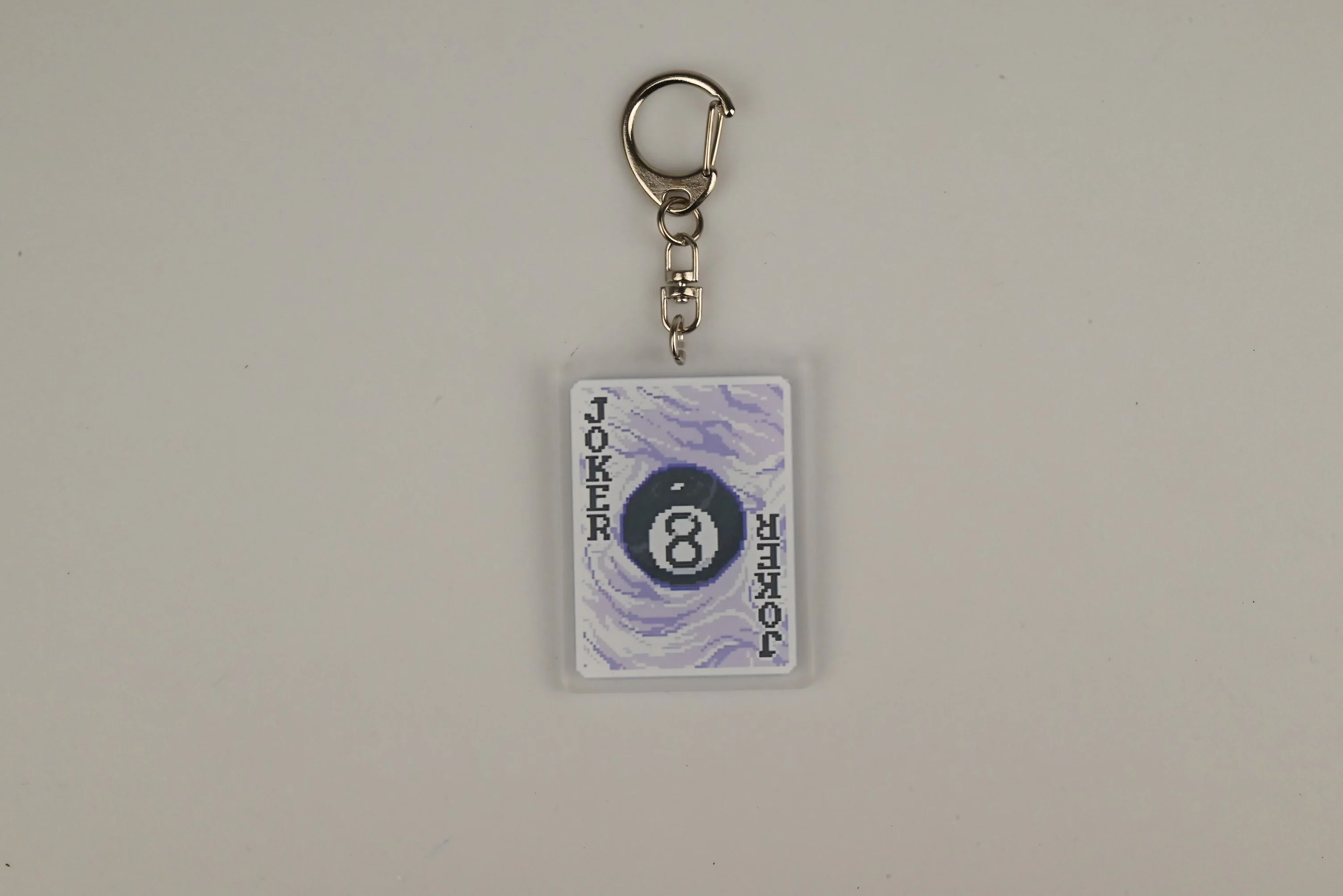 Joker 8 Ball | 4 cm | Plastic | Gaming Keychain | Balatro thumbnail 2