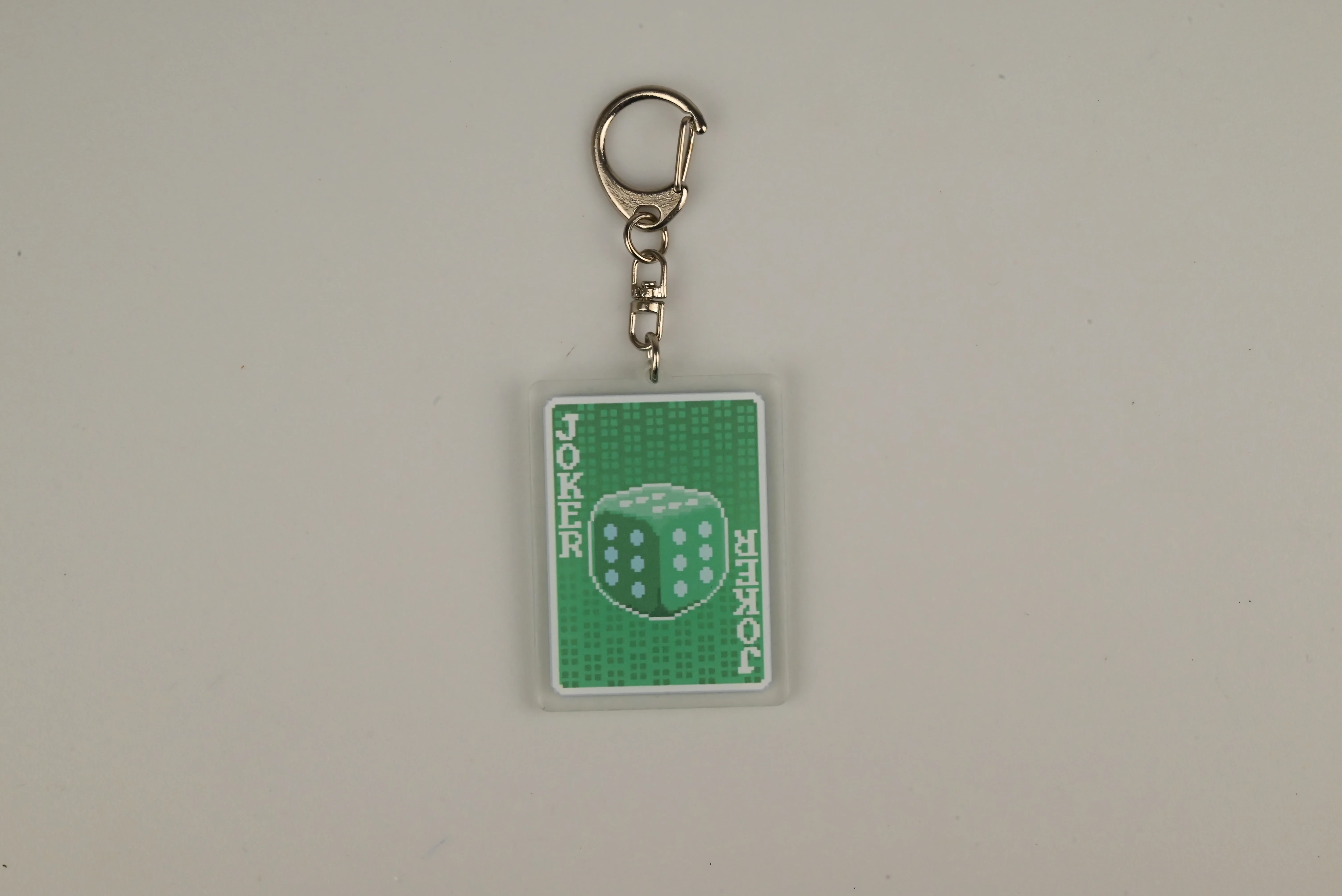 Joker Dice | 4 cm | Plastic | Gaming Keychain | Balatro thumbnail 2