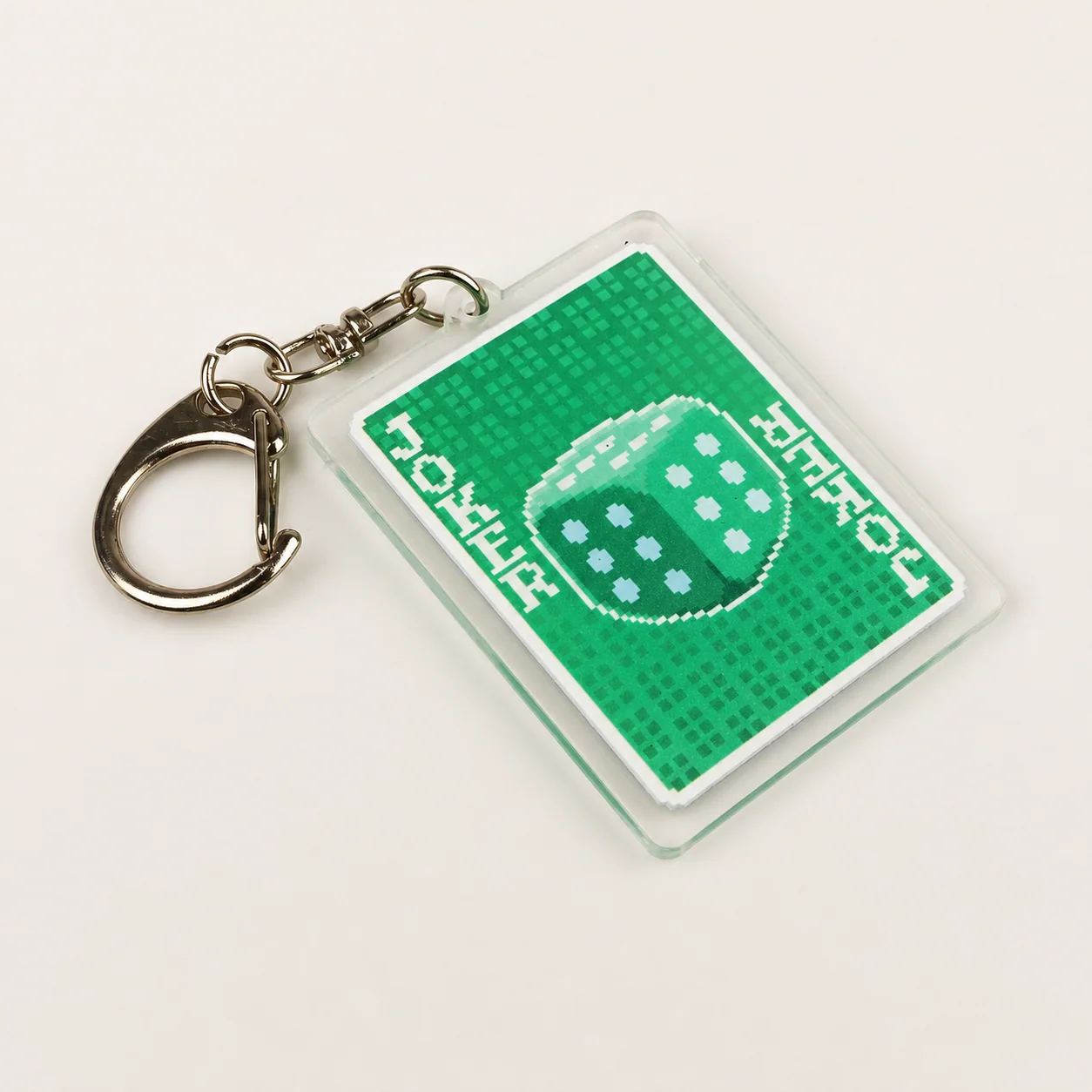 Joker Dice | 4 cm | Plastic | Gaming Keychain | Balatro thumbnail 4