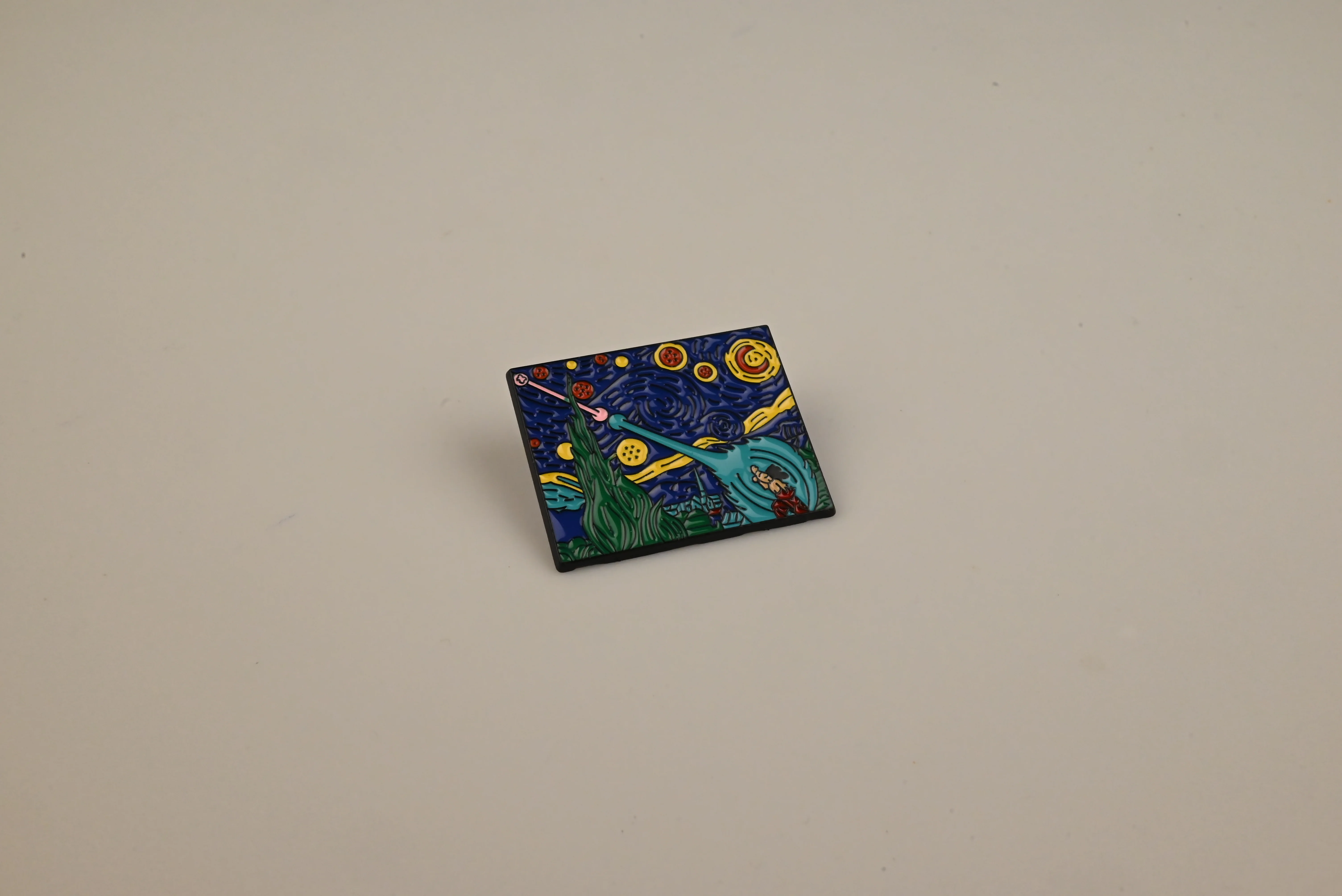 Starry Night Goku | 3 cm | Metal | Anime Pin | Dragon Ball thumbnail 4