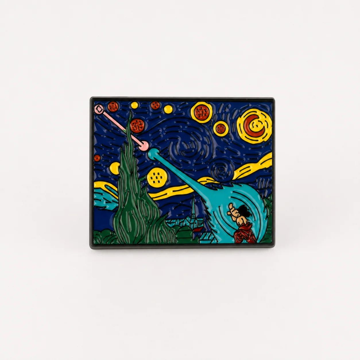 Starry Night Goku | 3 cm | Metal | Anime Pin | Dragon Ball thumbnail 5