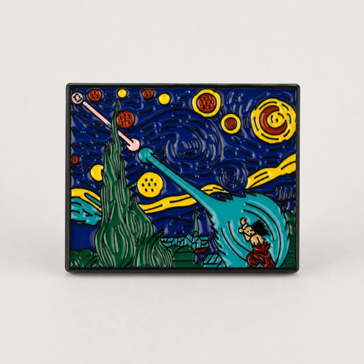Starry Night Goku | 3 cm | Metal | Anime Pin | Dragon Ball thumbnail 3