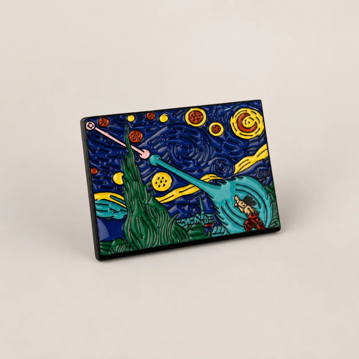 Starry Night Goku | 3 cm | Metal | Anime Pin | Dragon Ball thumbnail 9
