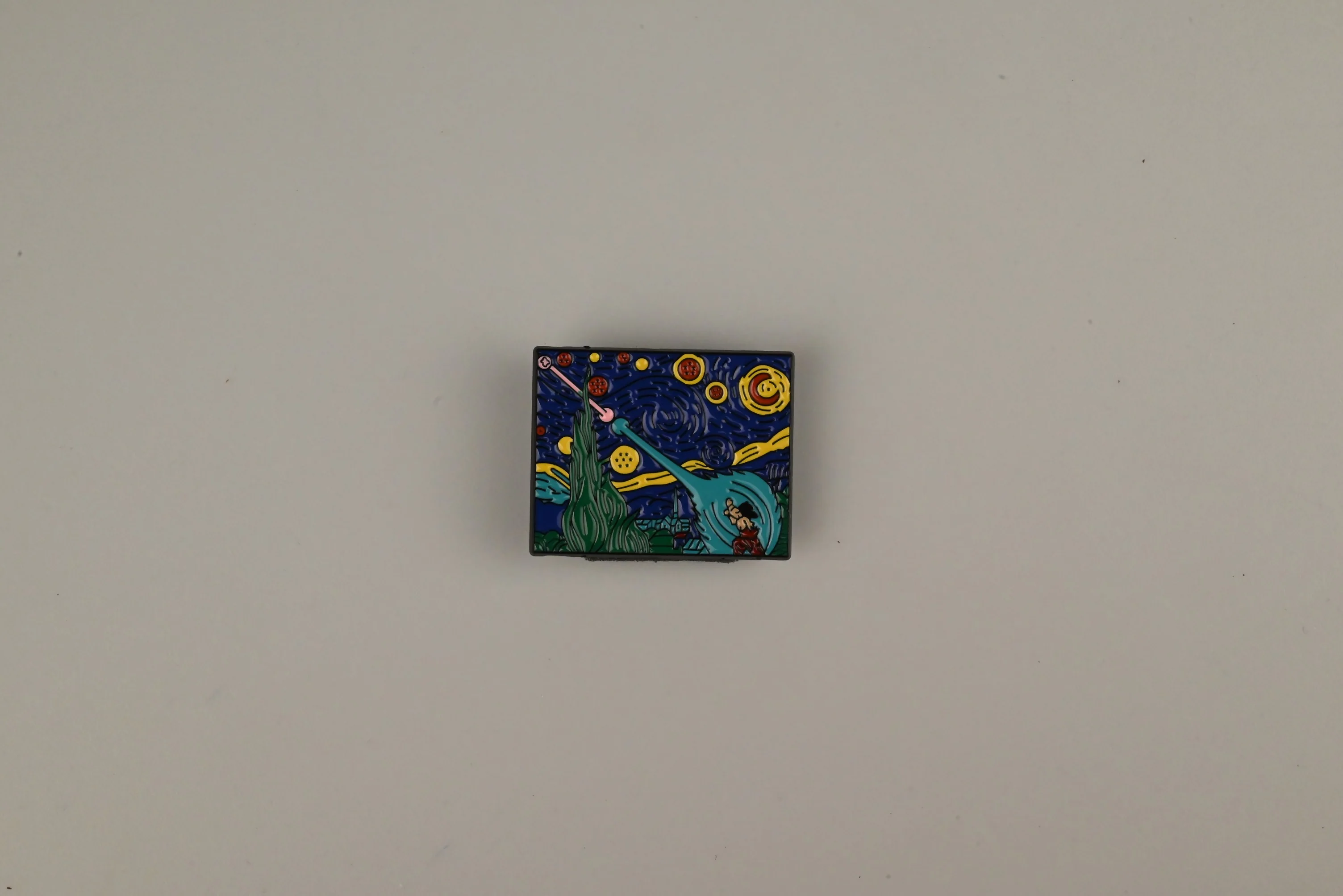 Starry Night Goku | 3 cm | Metal | Anime Pin | Dragon Ball thumbnail 2