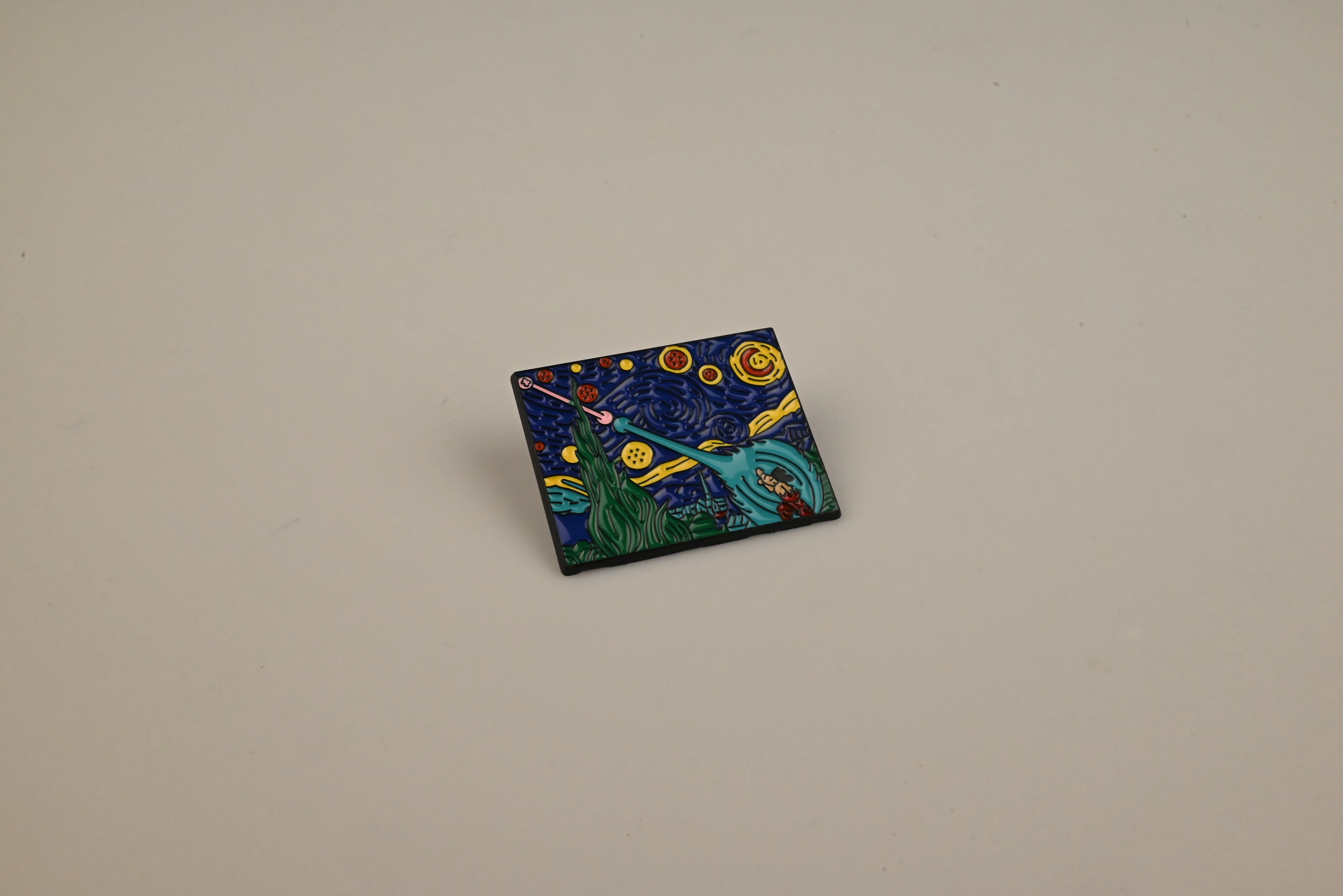 Starry Night Goku | 3 cm | Metal | Anime Pin | Dragon Ball thumbnail 5