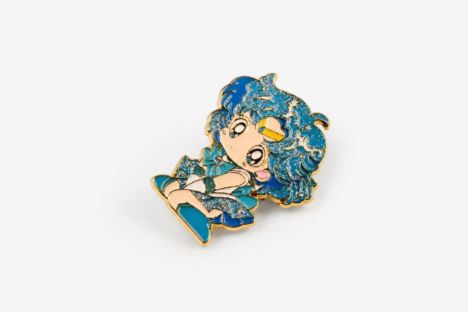 Aqua Figure Brooch | Unknown | Unknown | Pins | Unknown thumbnail 5