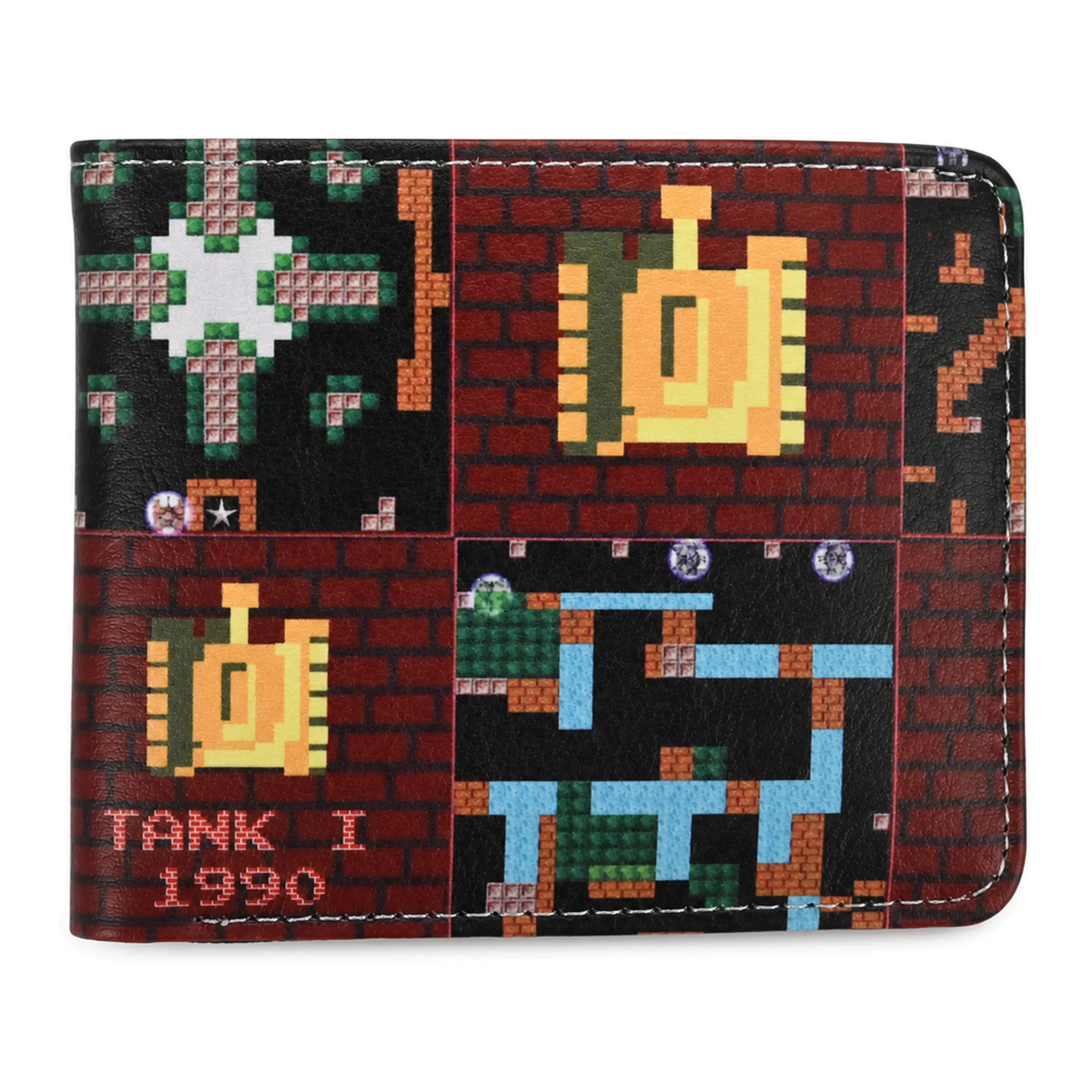 Retro | 13 cm | Faux Leather | Gaming Wallet | Tanks thumbnail 3
