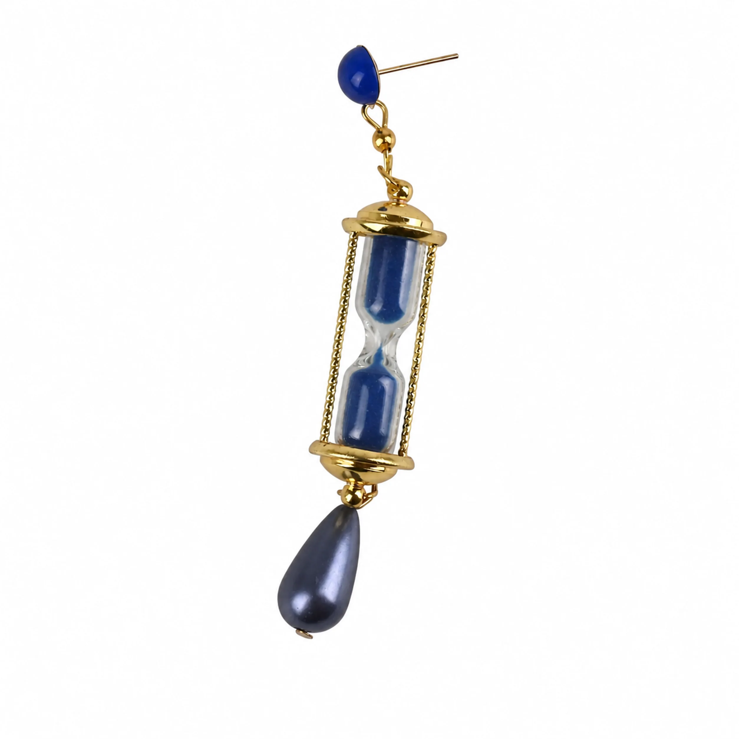 Clips of Hourglass | 8 cm | Metal Enamel | Anime Earrings | Vanitas thumbnail 2