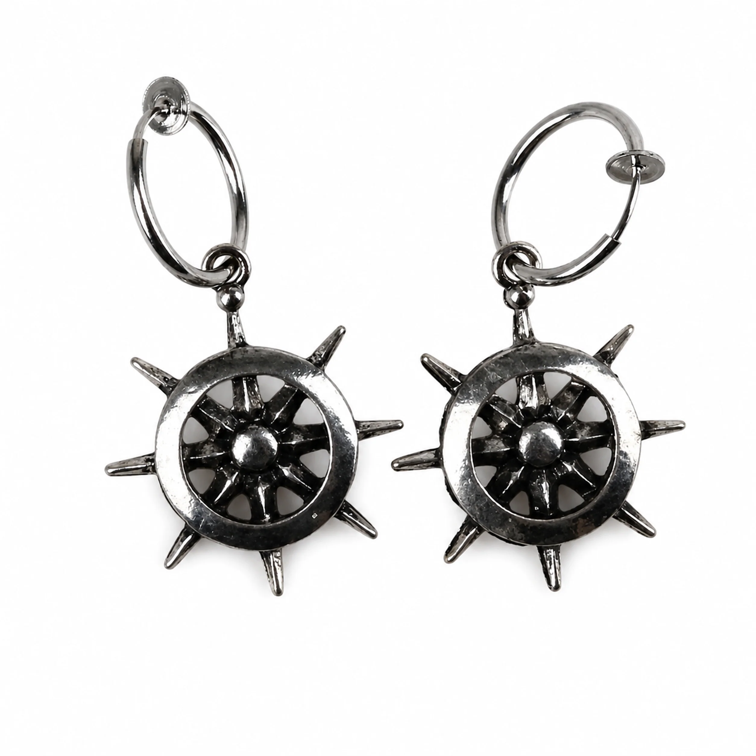 Mystra Gale Of Waterdeep | 8 cm | Metal Enamel | Gaming Earrings | Baldur’s Gate thumbnail 3
